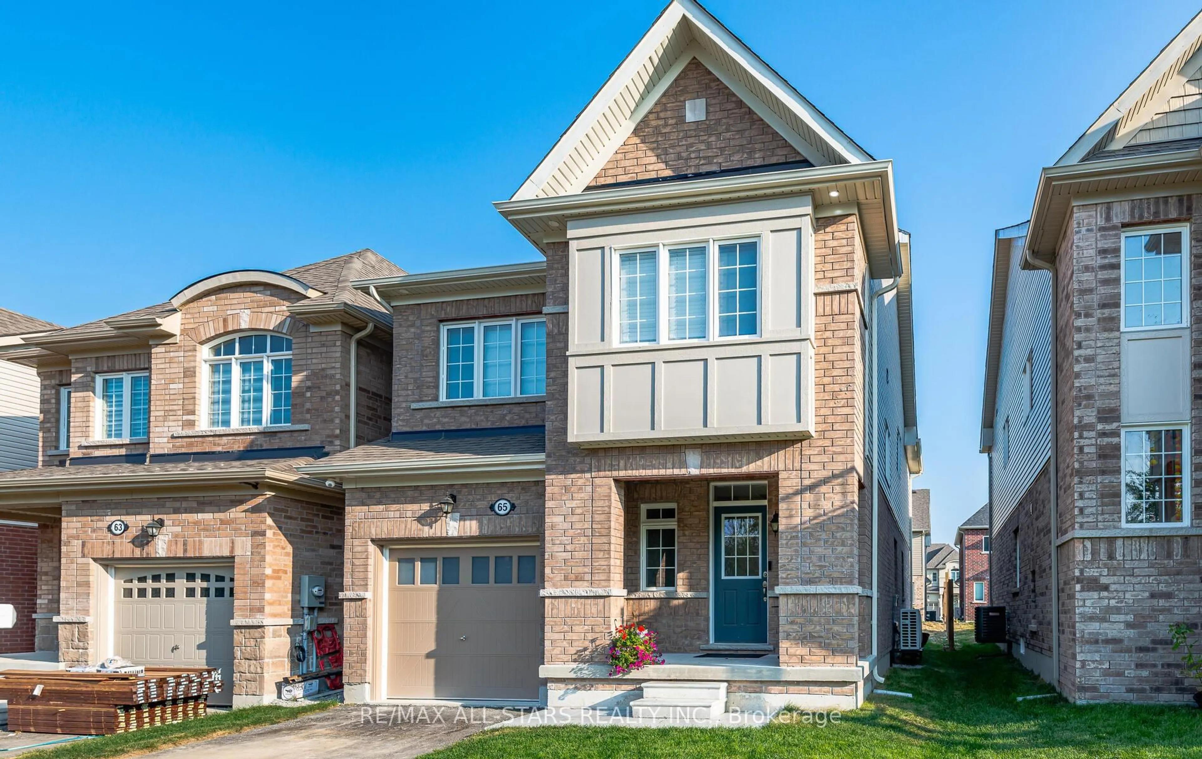 Home with brick exterior material, street for 65 Cliff Thompson Crt, Georgina Ontario L0E 1R0