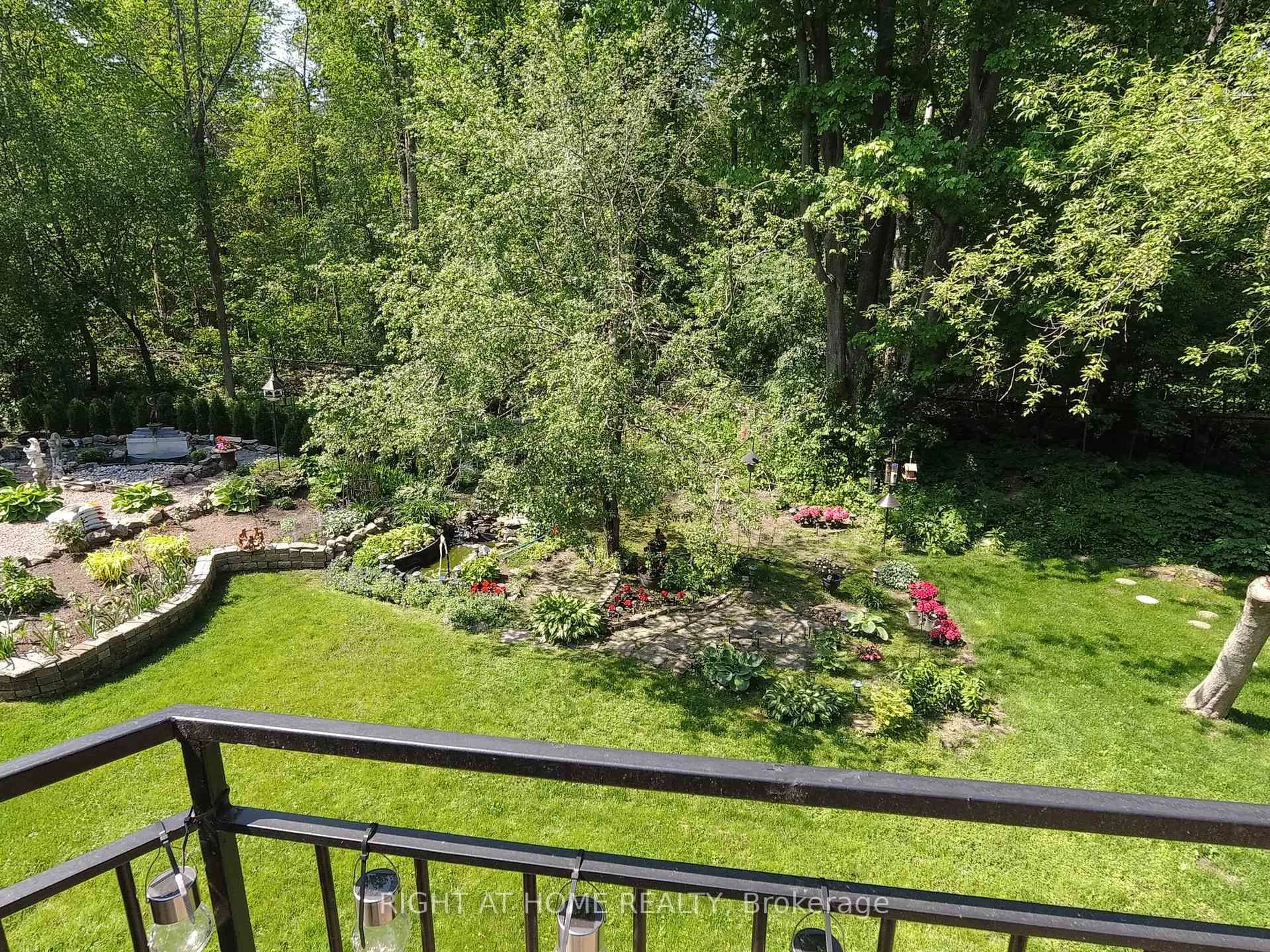 A pic from outside/outdoor area/front of a property/back of a property/a pic from drone, forest/trees view for 95 Westbury Crt, Richmond Hill Ontario L4S 2L3
