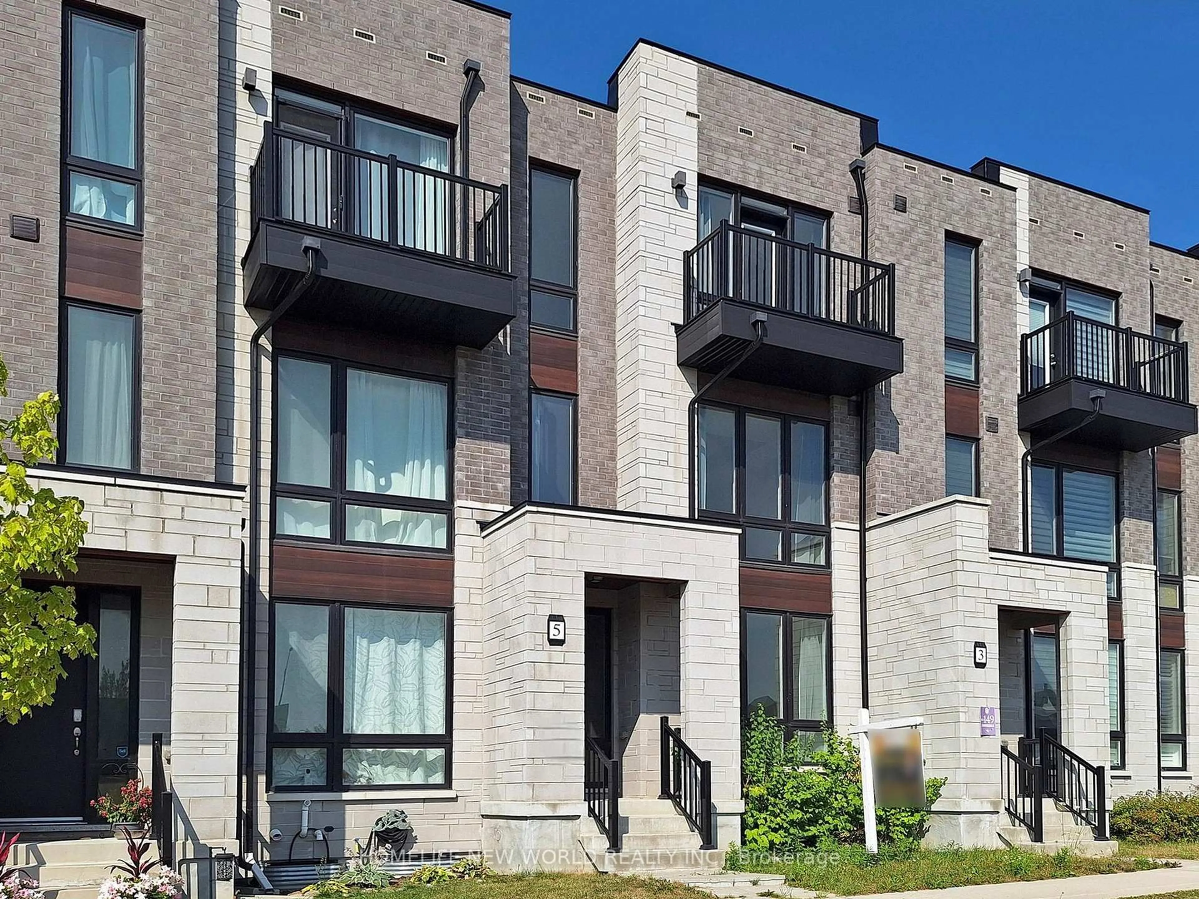 Home with brick exterior material, street for 5 Hammersmith Lane, Markham Ontario L6C 0Z5