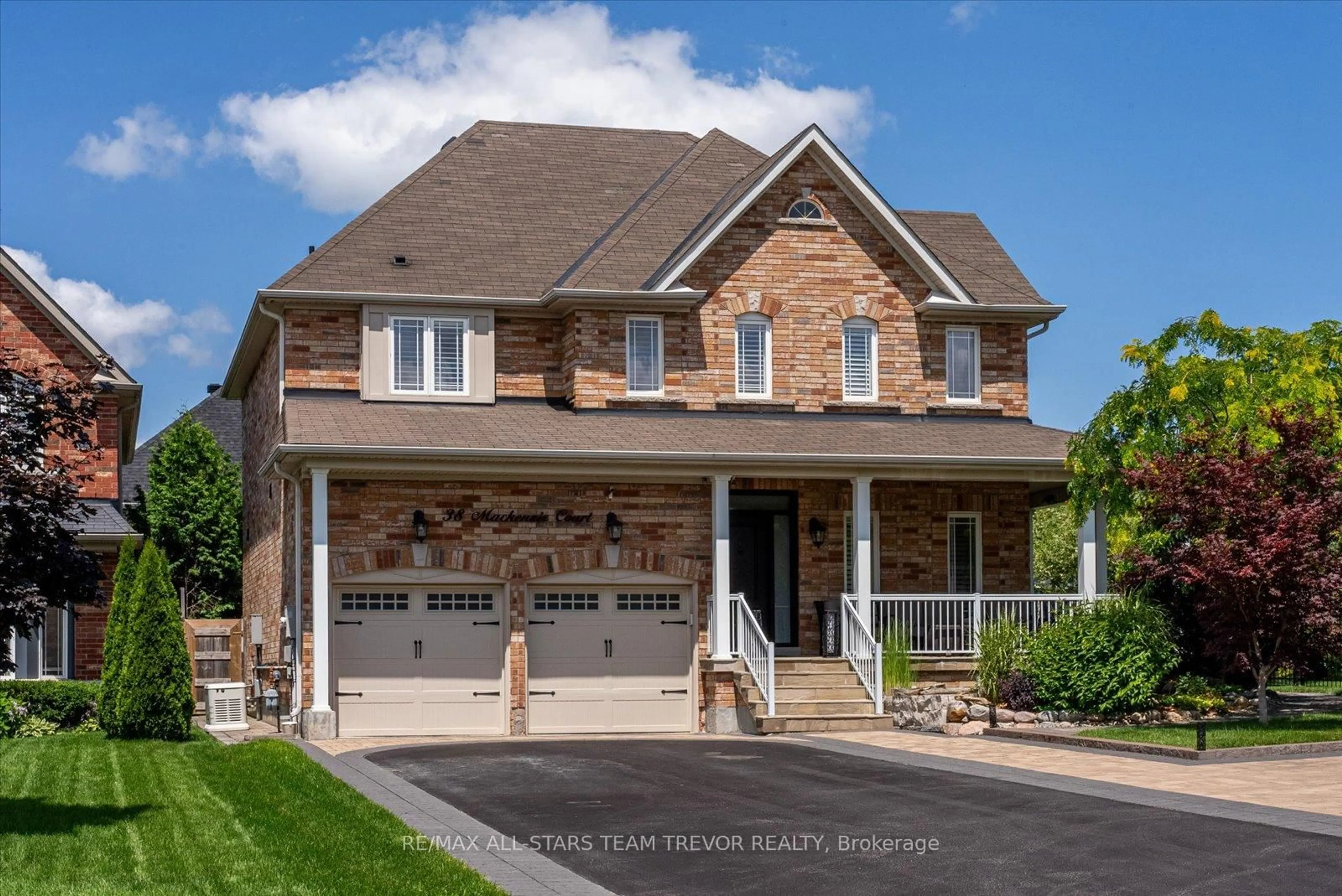 Home with brick exterior material, street for 38 Mackenzie Crt, Georgina Ontario L4P 0E1