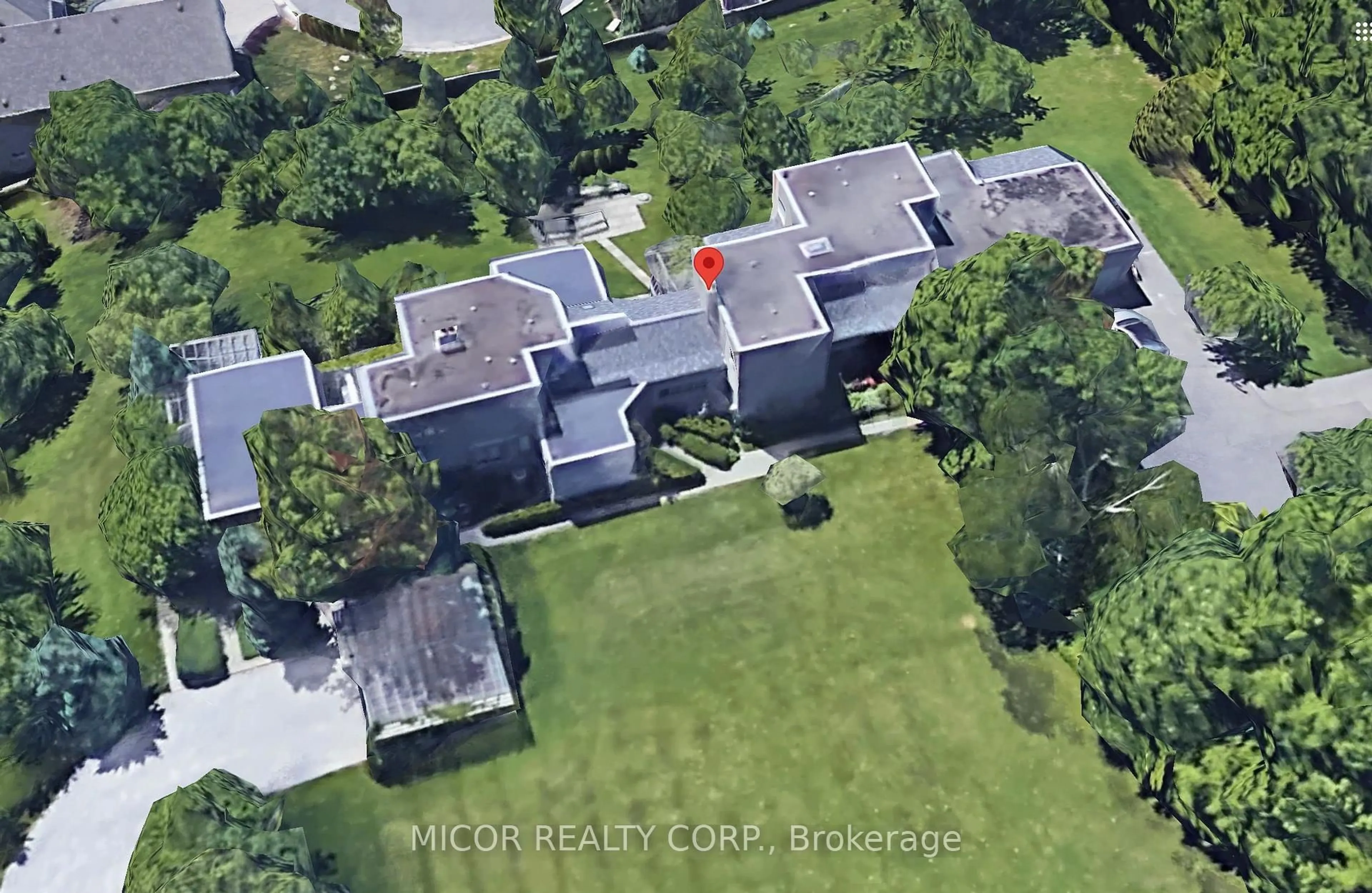 A pic from outside/outdoor area/front of a property/back of a property/a pic from drone, unknown for 11000 Dufferin St, Vaughan Ontario L6A 1S2