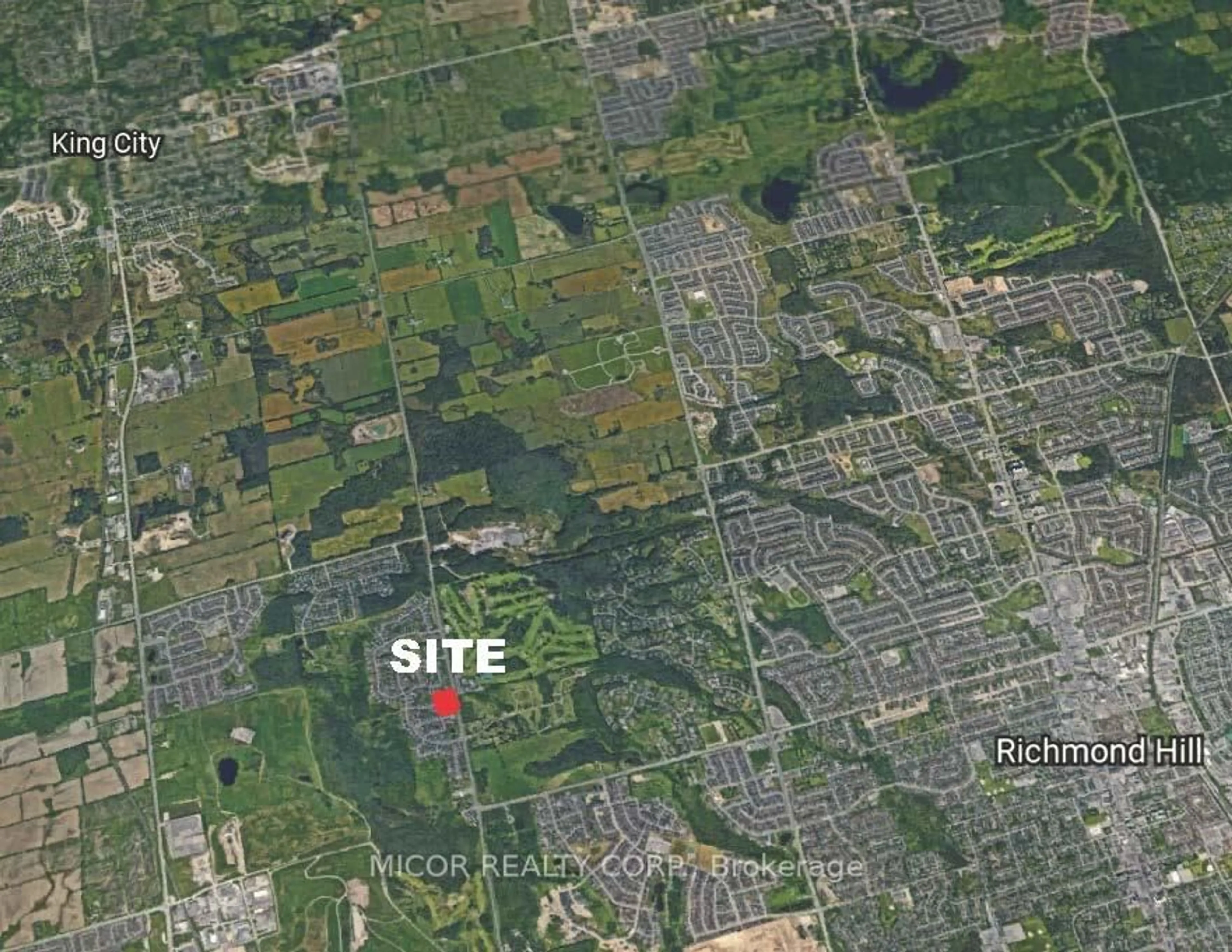 Picture of a map for 11000 Dufferin St, Vaughan Ontario L6A 1S2