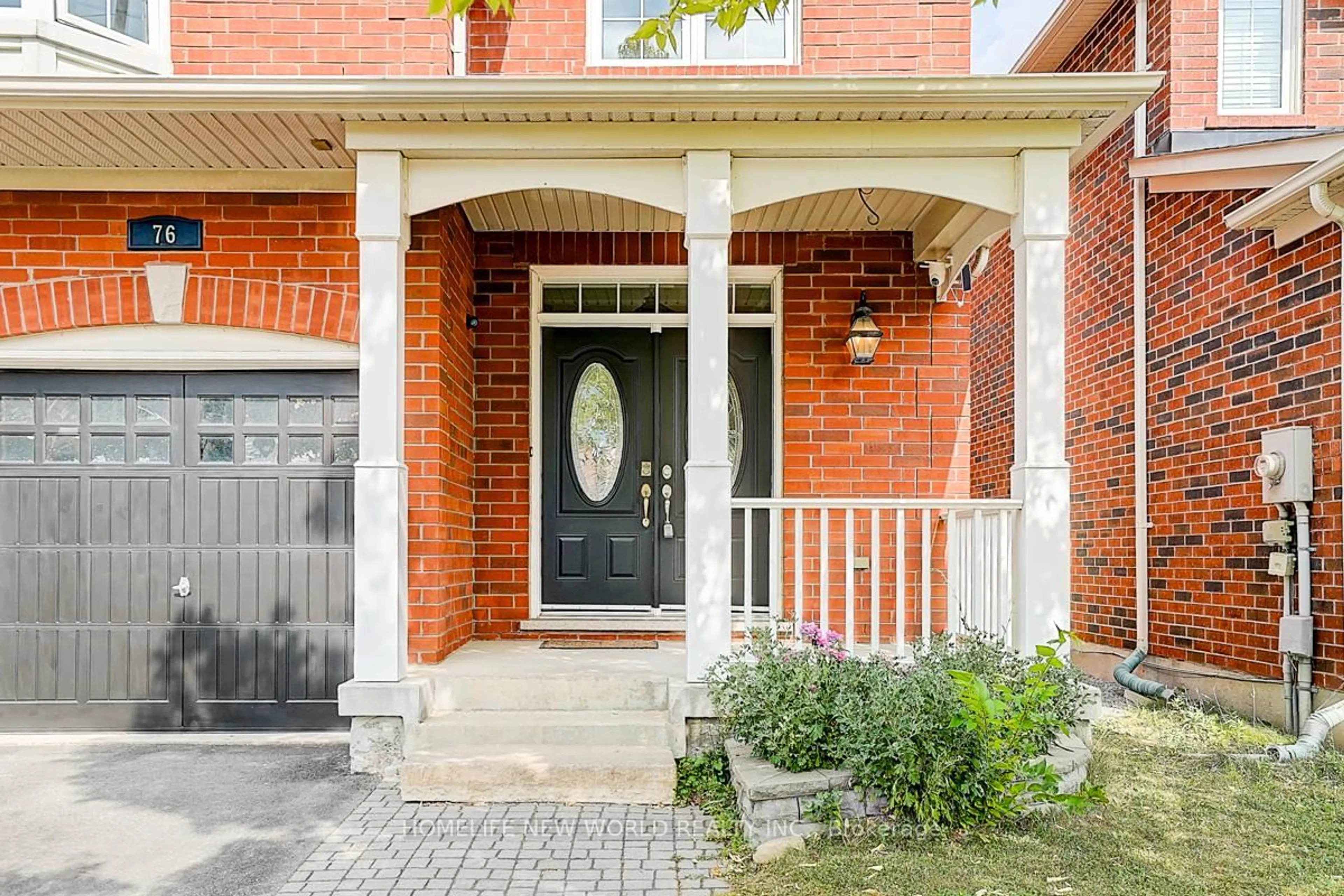 Home with brick exterior material, street for 76 Bulmer Cres, Newmarket Ontario L3X 3K1