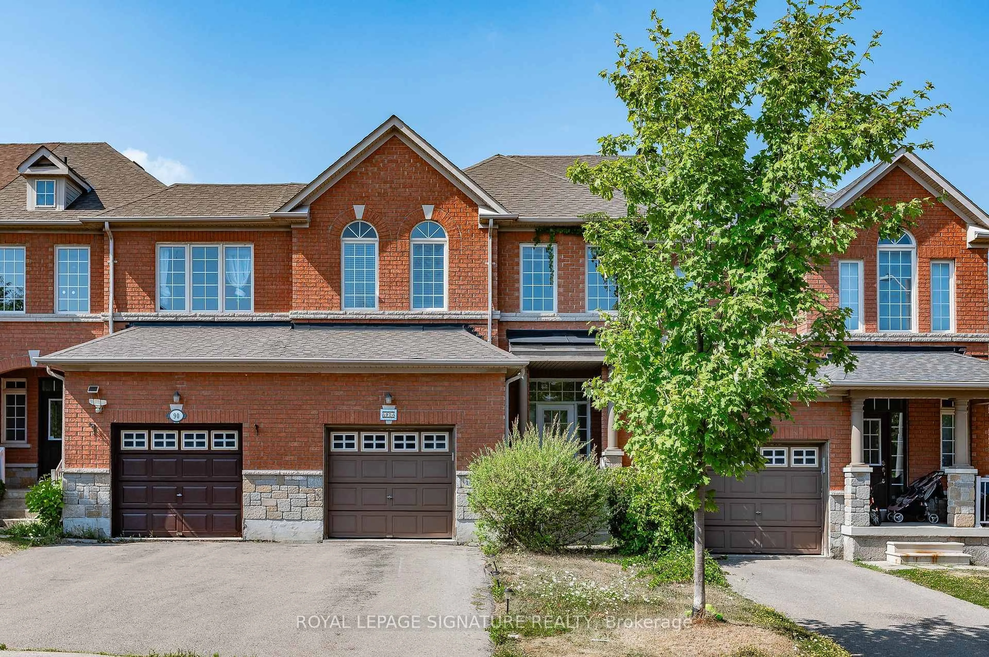 Home with brick exterior material, street for 92 Cabernet Rd, Vaughan Ontario L4J 8X7