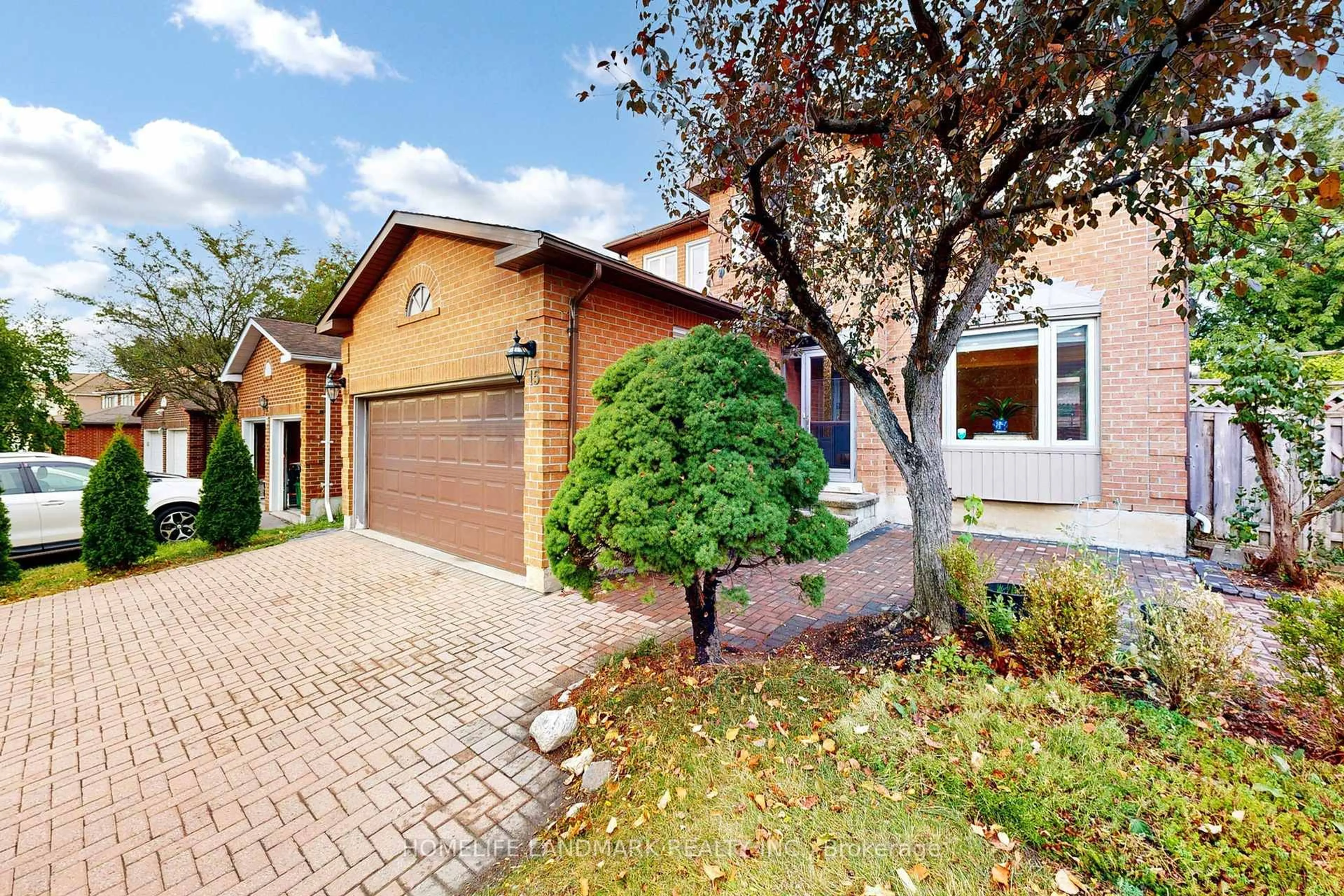 Home with brick exterior material, street for 15 Hollingham Rd, Markham Ontario L3R 7Y1
