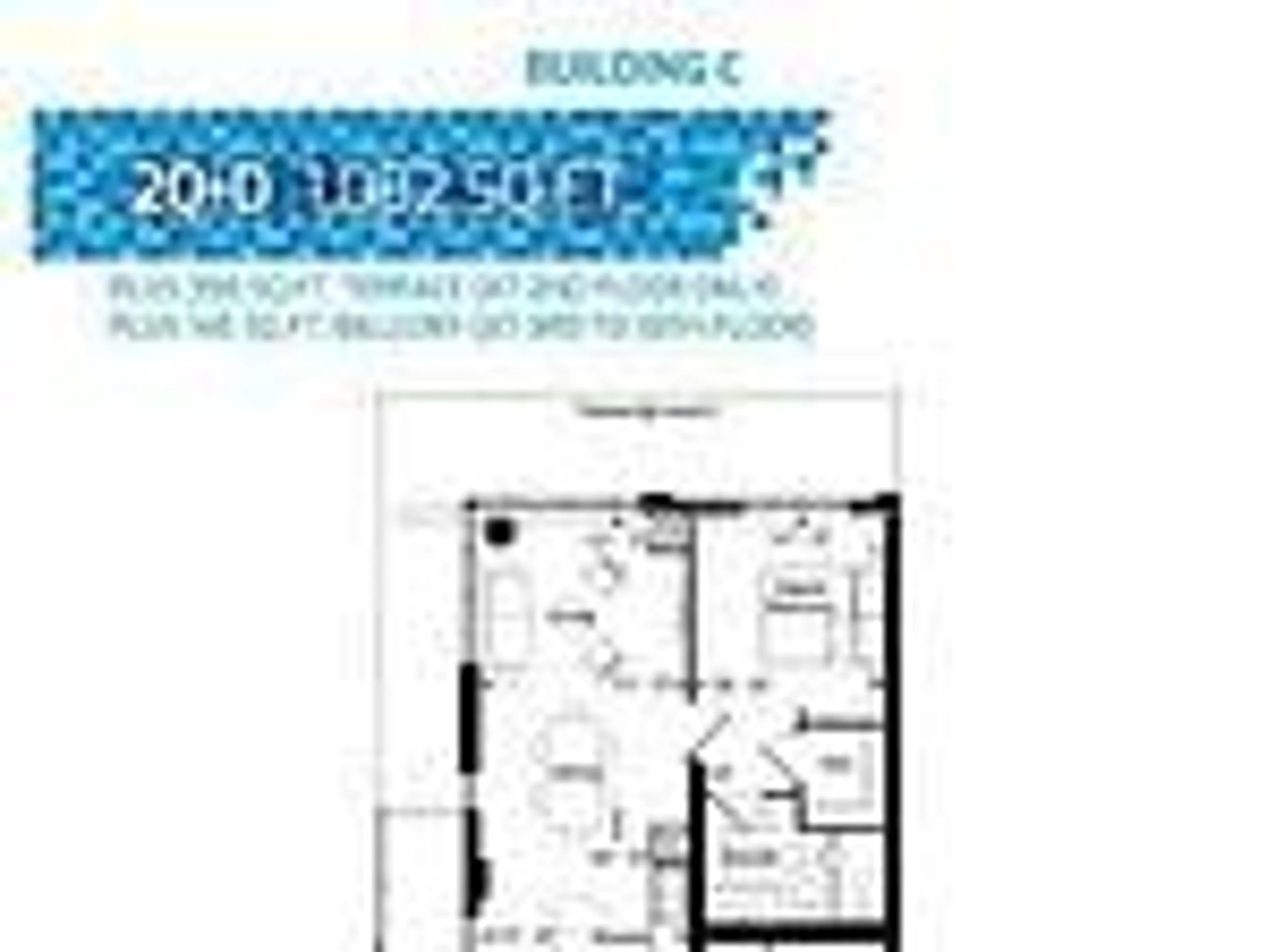 Floor plan for 38 Water Walk Dr #218, Markham Ontario L3R 6M8