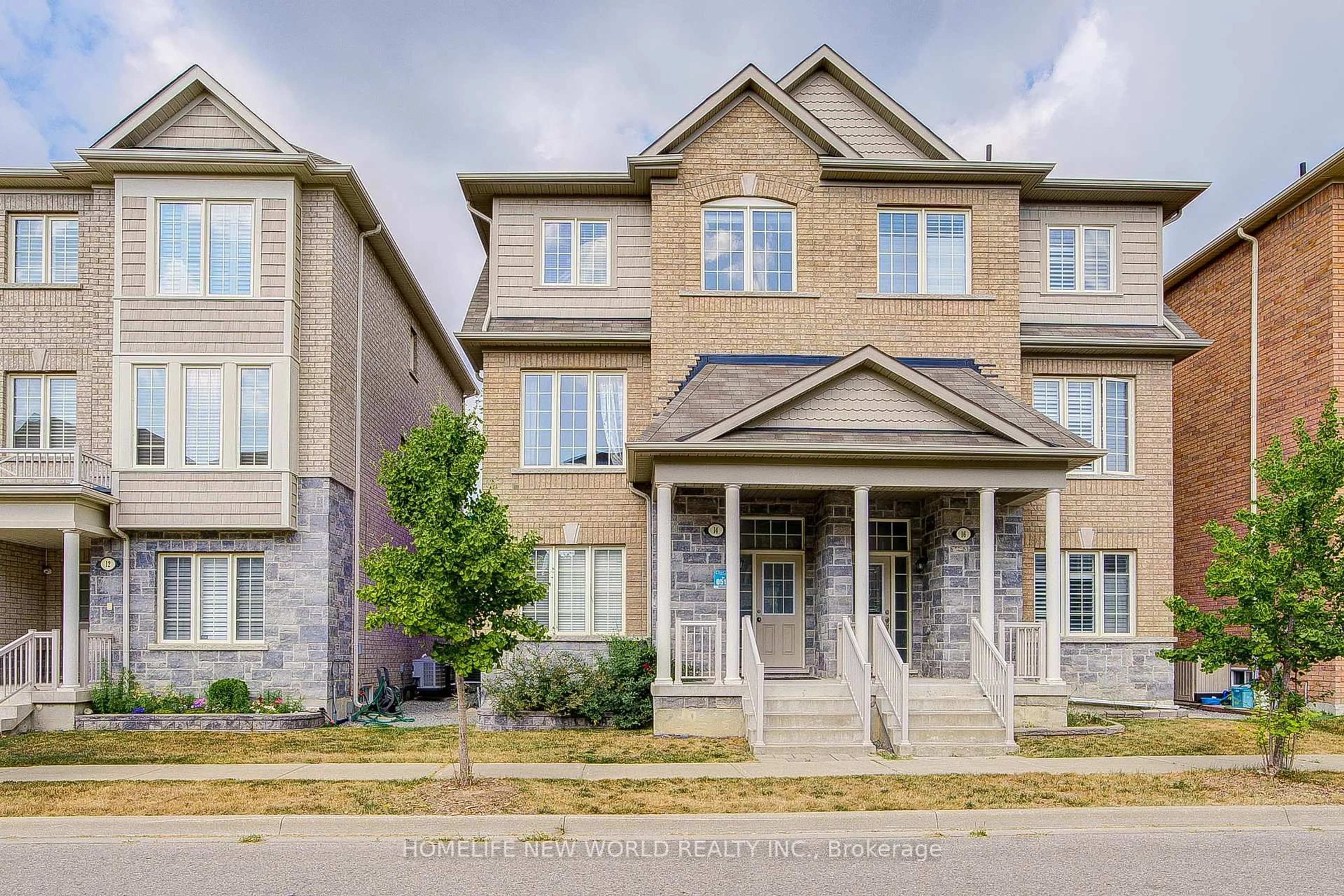 Home with brick exterior material, street for 14 Highbury Crt, Markham Ontario L6B 1J7