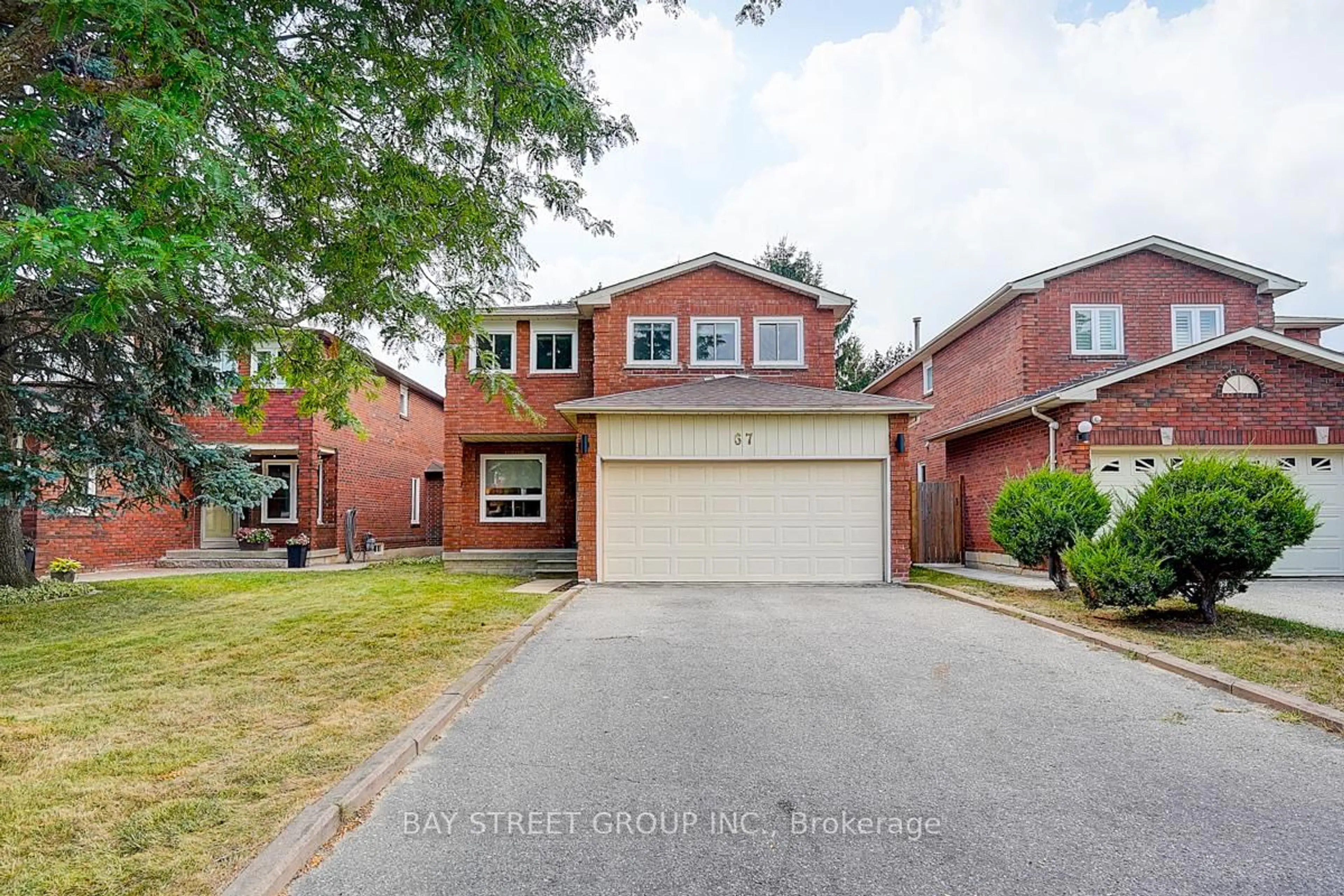 Home with brick exterior material, street for 67 Kyla Cres, Markham Ontario L3S 2Y4