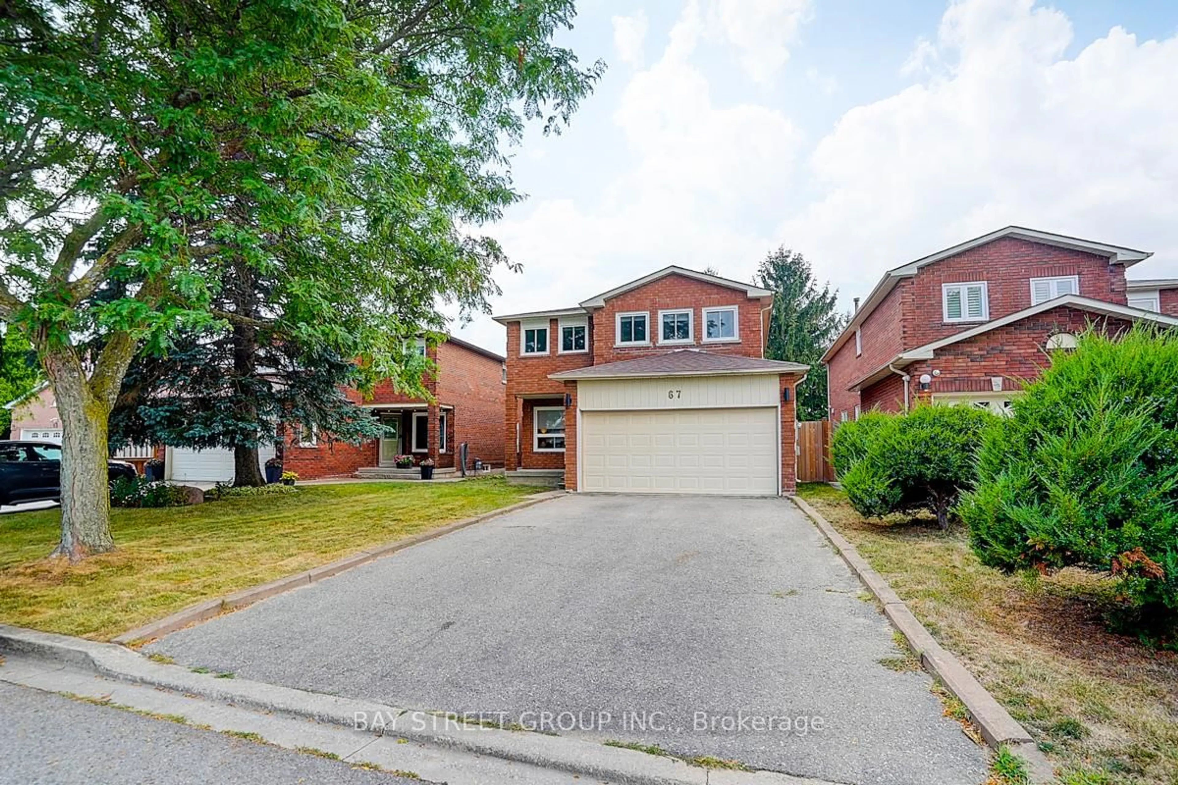 Home with brick exterior material, street for 67 Kyla Cres, Markham Ontario L3S 2Y4