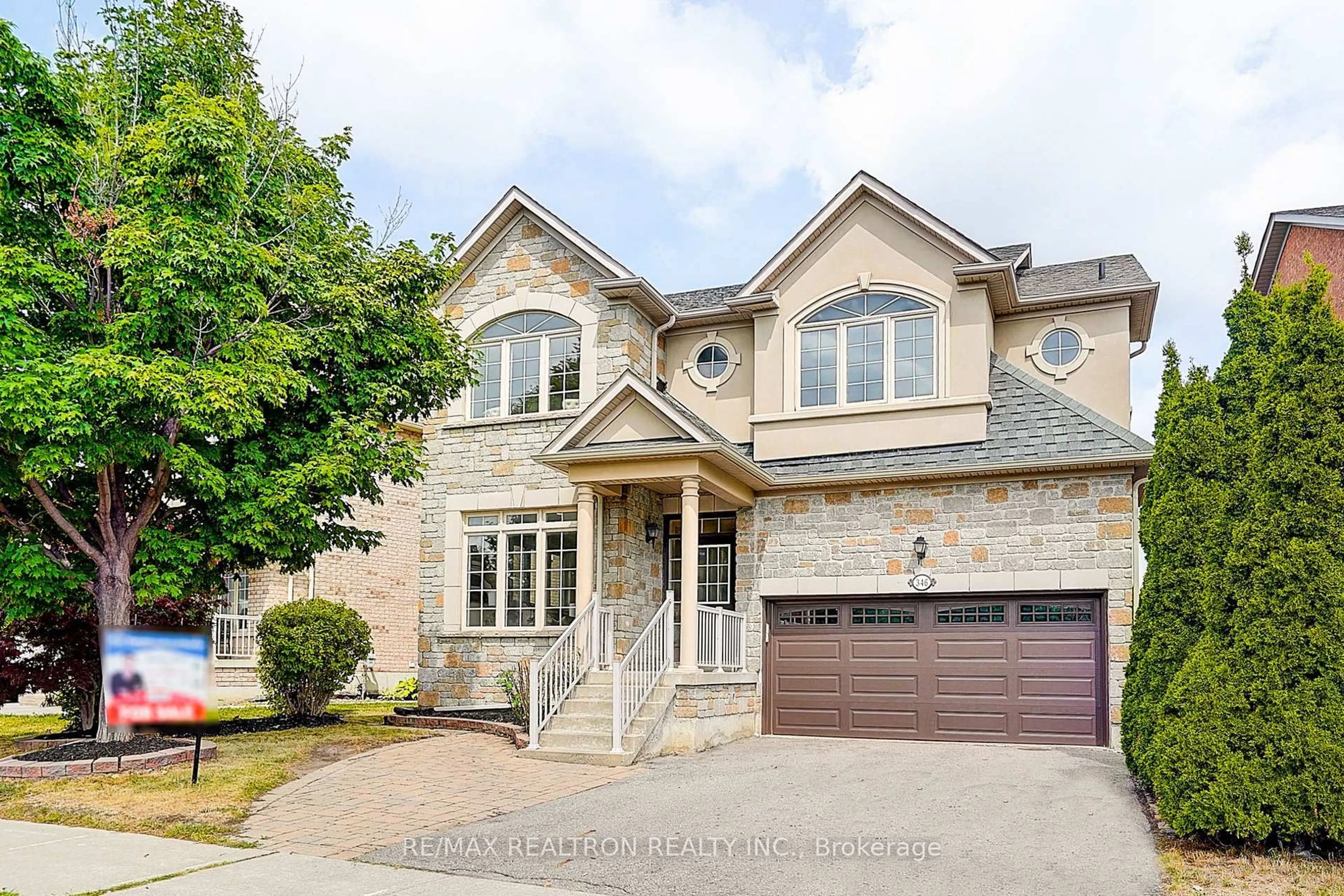 Home with brick exterior material, street for 346 Autumn Hill Blvd, Vaughan Ontario L4J 9C1