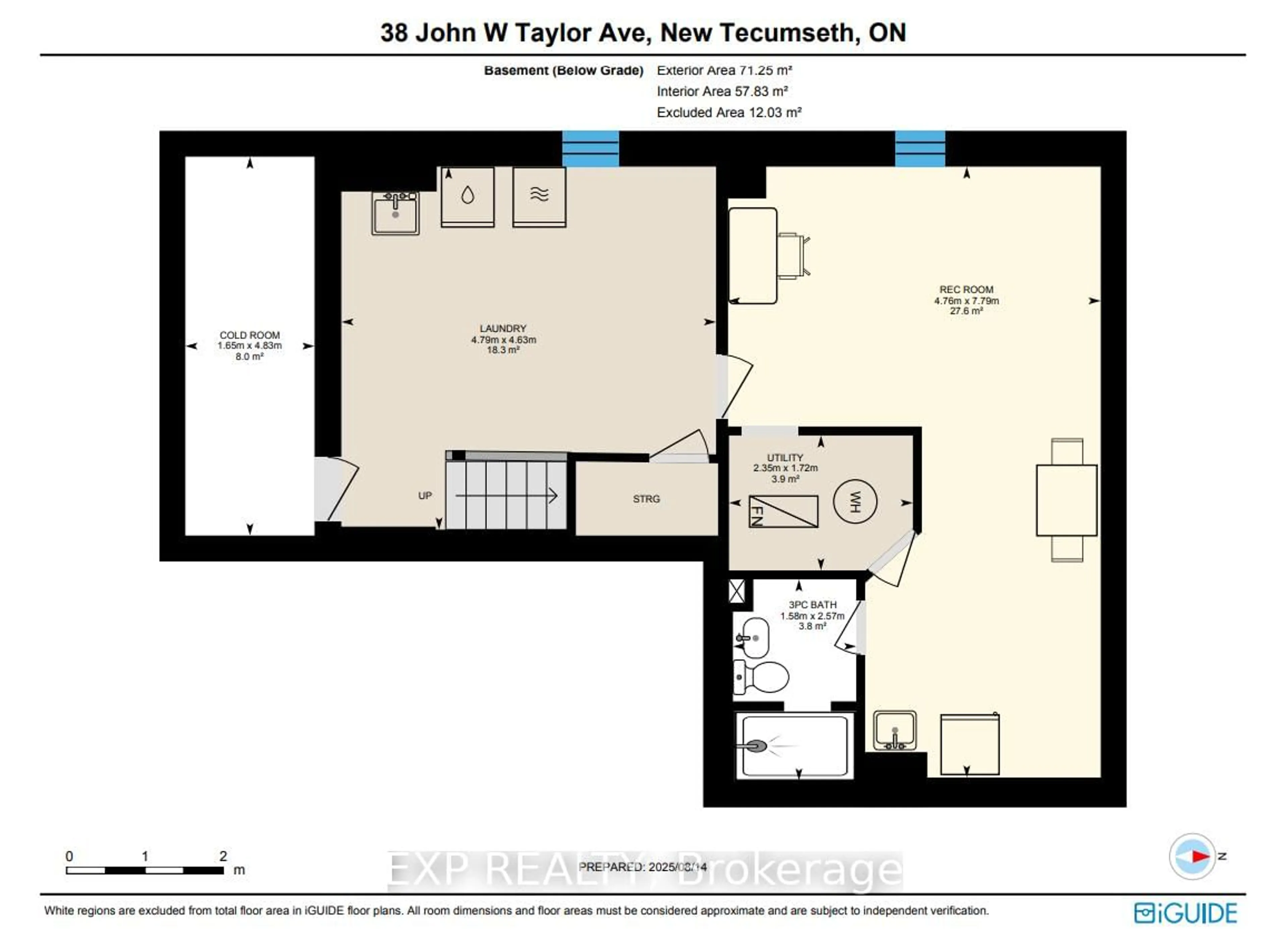 Floor plan for 38 John W Taylor Ave, New Tecumseth Ontario L9R 0B6
