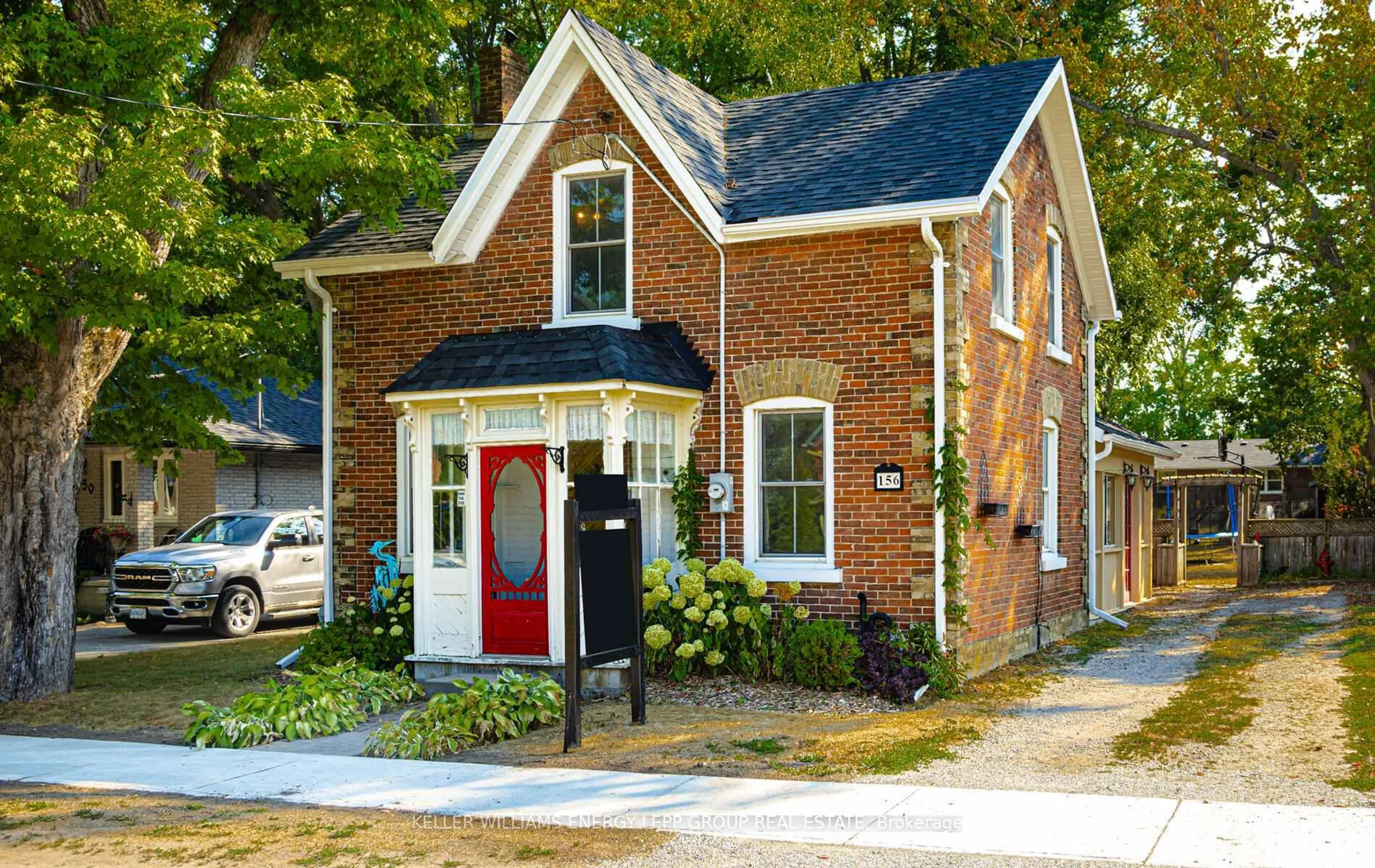 Home with brick exterior material, street for 156 St. John St, Brock Ontario L0E 1E0