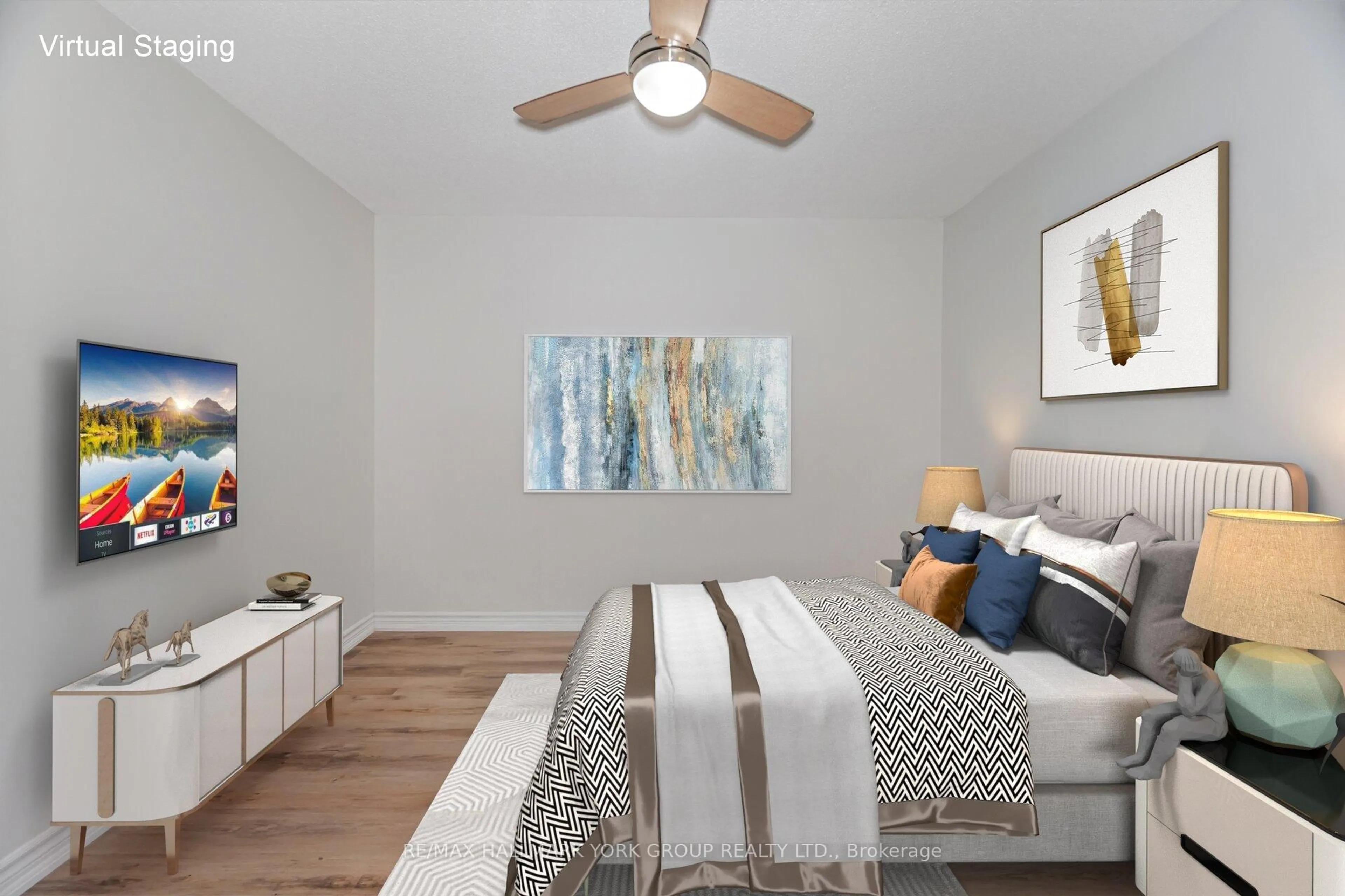 Bedroom with bed, unknown for 100 Observatory Lane #508, Richmond Hill Ontario L4C 1T4