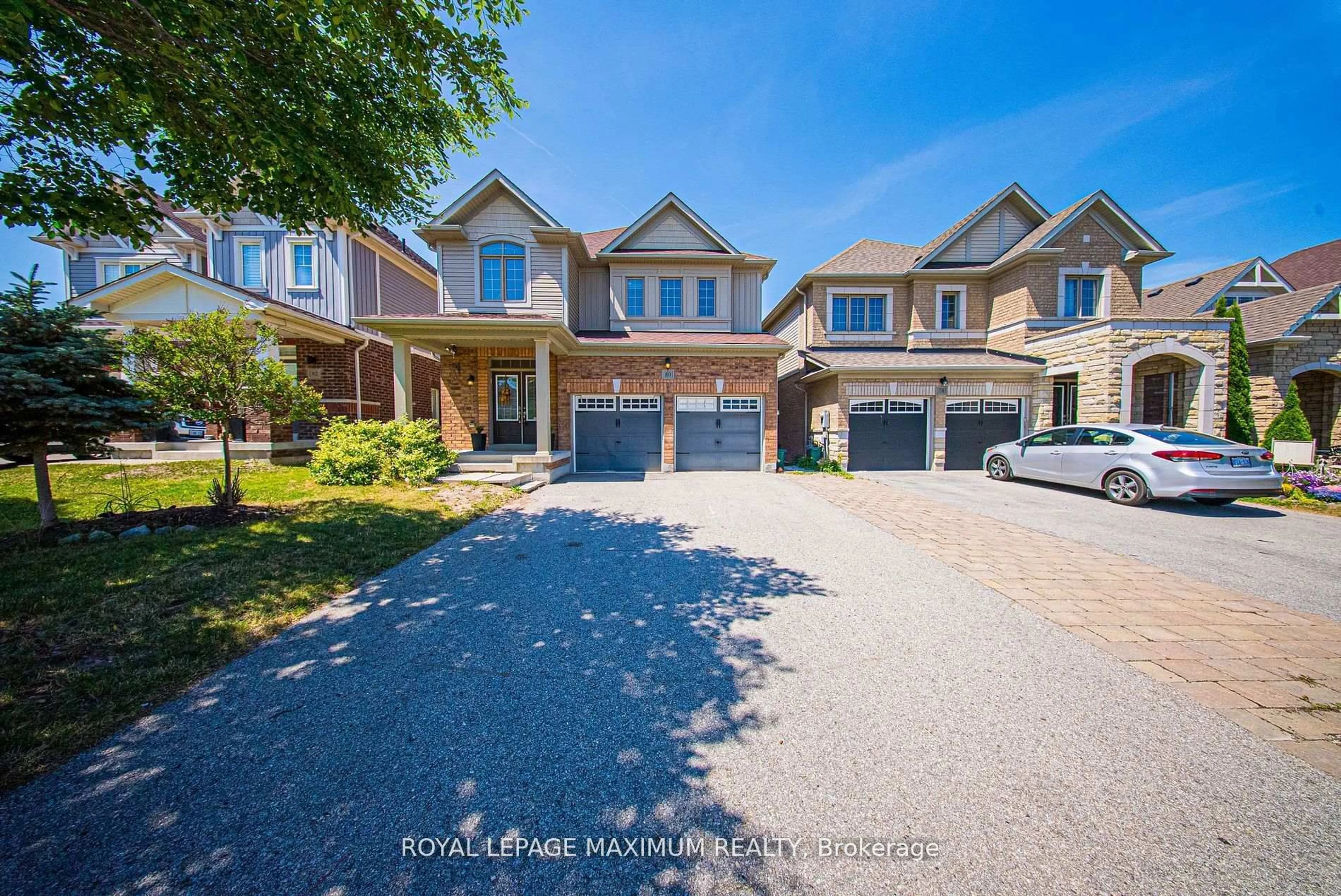 Home with brick exterior material, street for 80 Cauthers Cres, New Tecumseth Ontario L9R 0L2