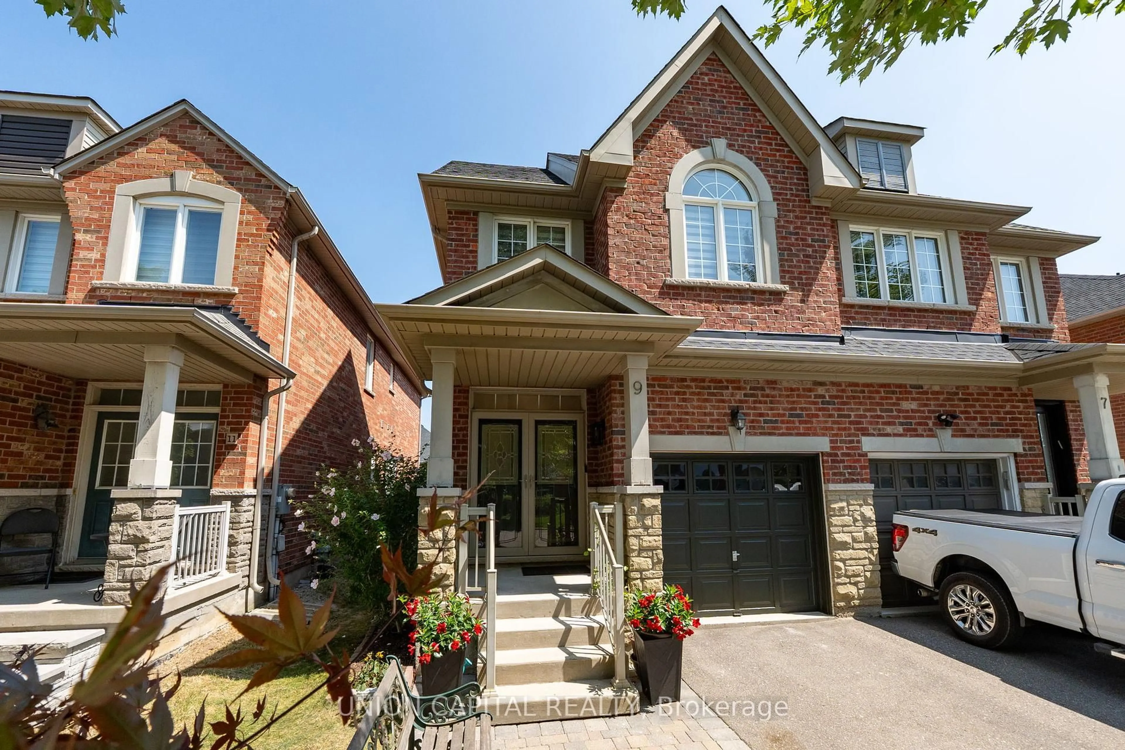 Home with brick exterior material, street for 9 Landwood Ave, Vaughan Ontario L4J 0B9