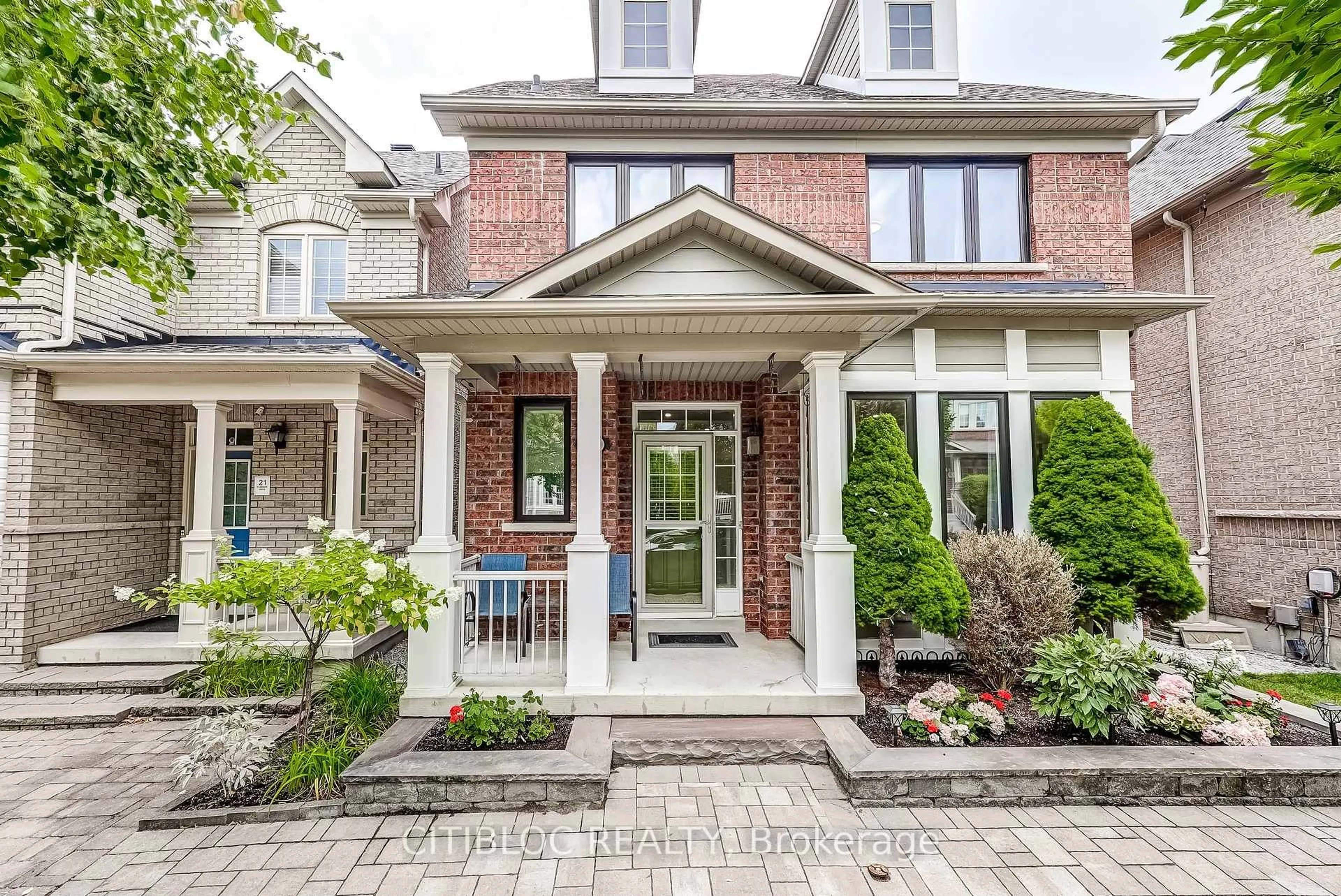 Home with brick exterior material, street for 23 Evaridge Dr, Markham Ontario L6B 1E7