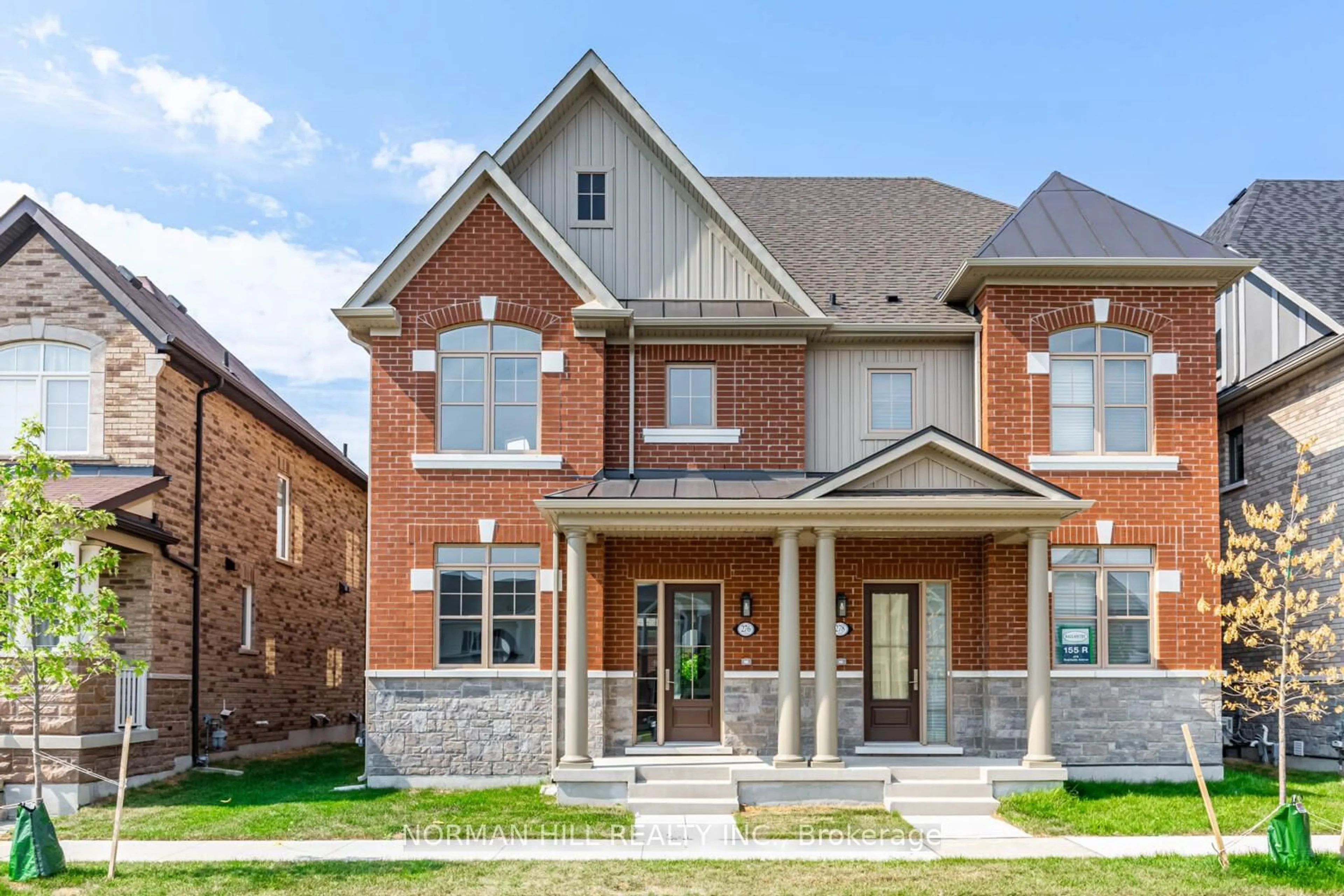 Home with brick exterior material, street for 276 Riverlands Ave, Markham Ontario L6B 0W2