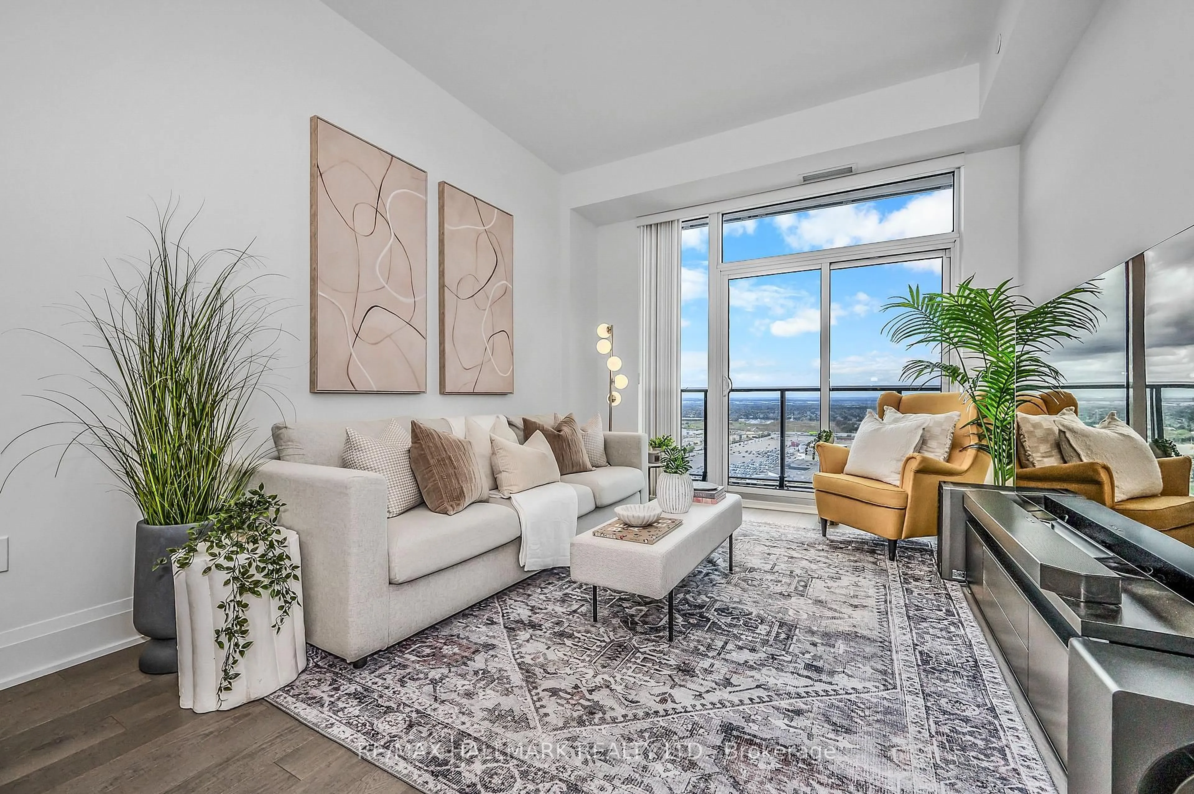 Living room with furniture, unknown for 9000 Jane St #PH114, Vaughan Ontario L4K 0M6