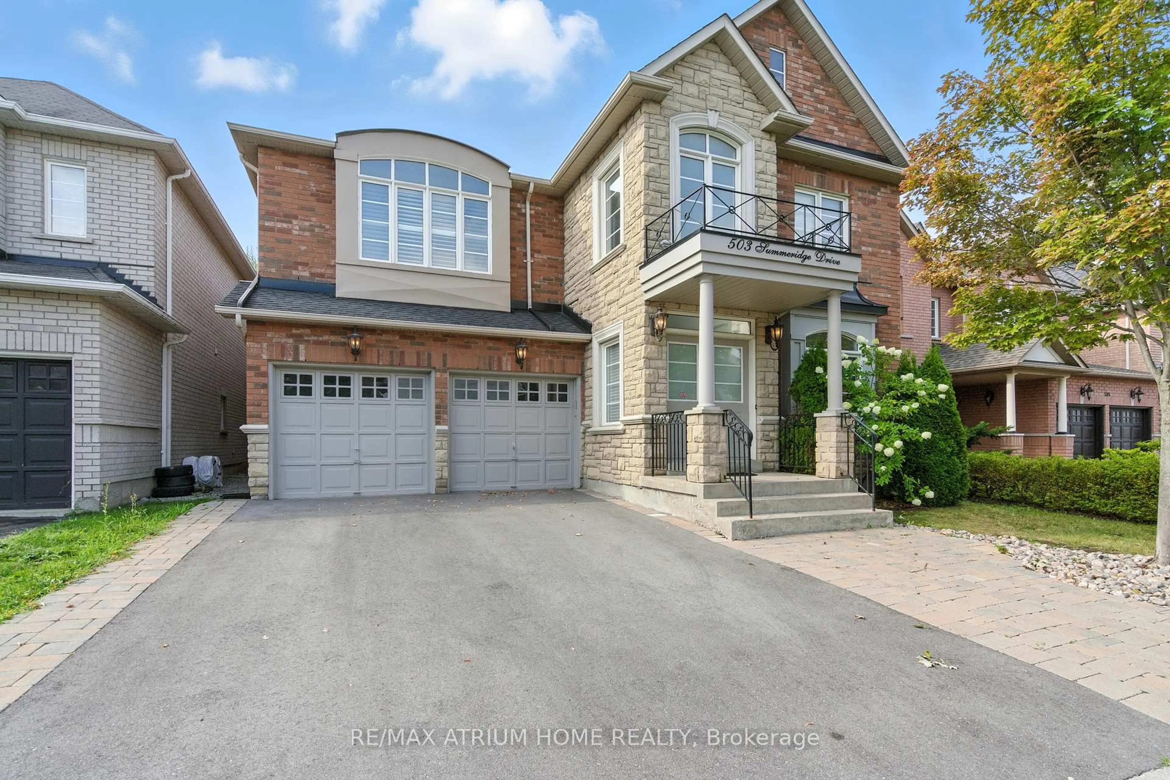 Home with brick exterior material, street for 503 Summeridge Dr, Vaughan Ontario L4J 9H9