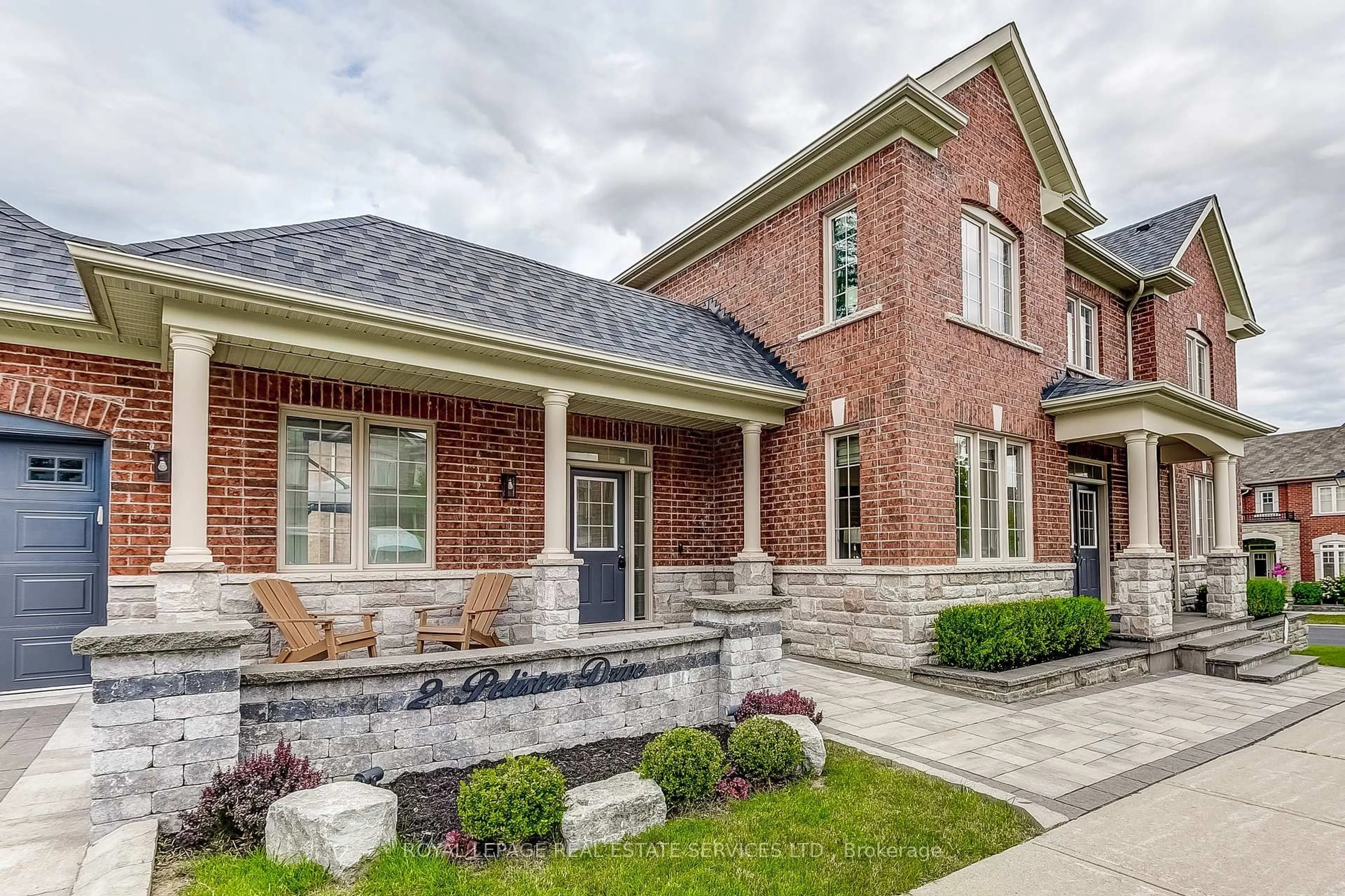 Home with brick exterior material, street for 2 Pelister Dr, Markham Ontario L6E 0M6