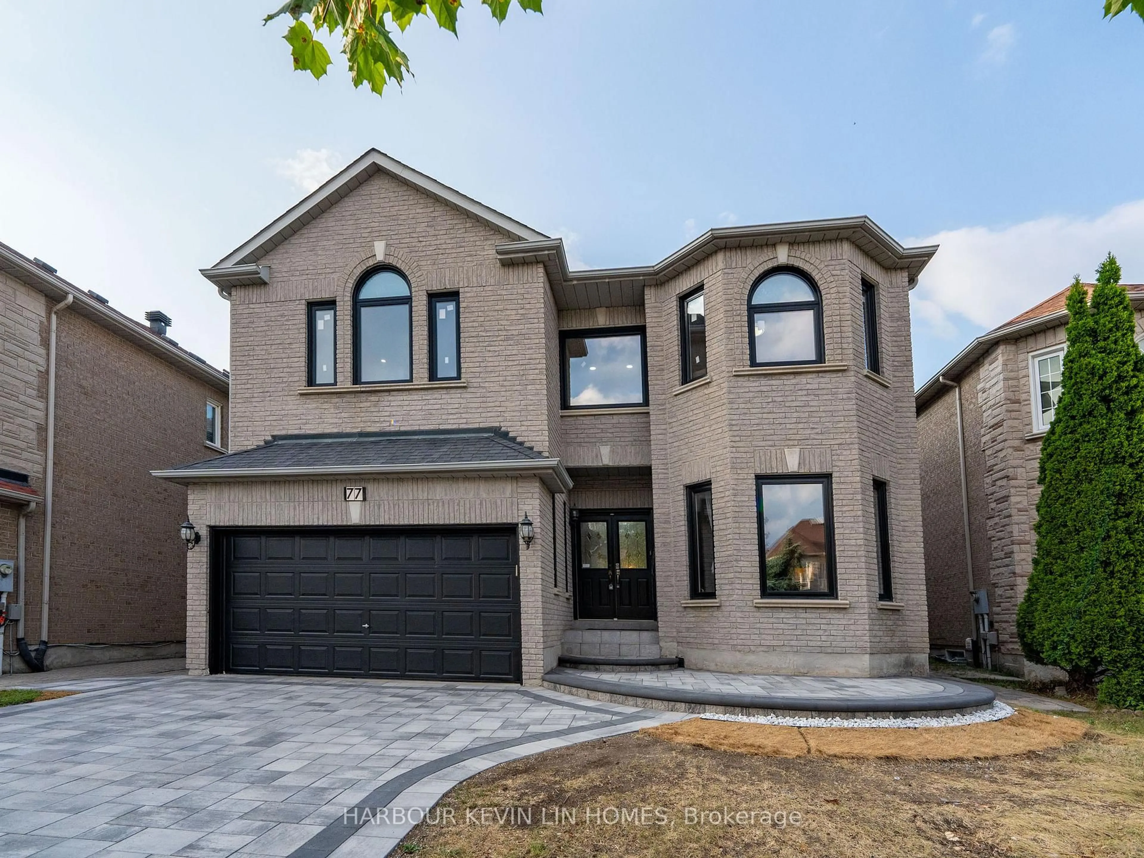Home with brick exterior material, street for 77 Kevi Cres, Richmond Hill Ontario L4B 3C9