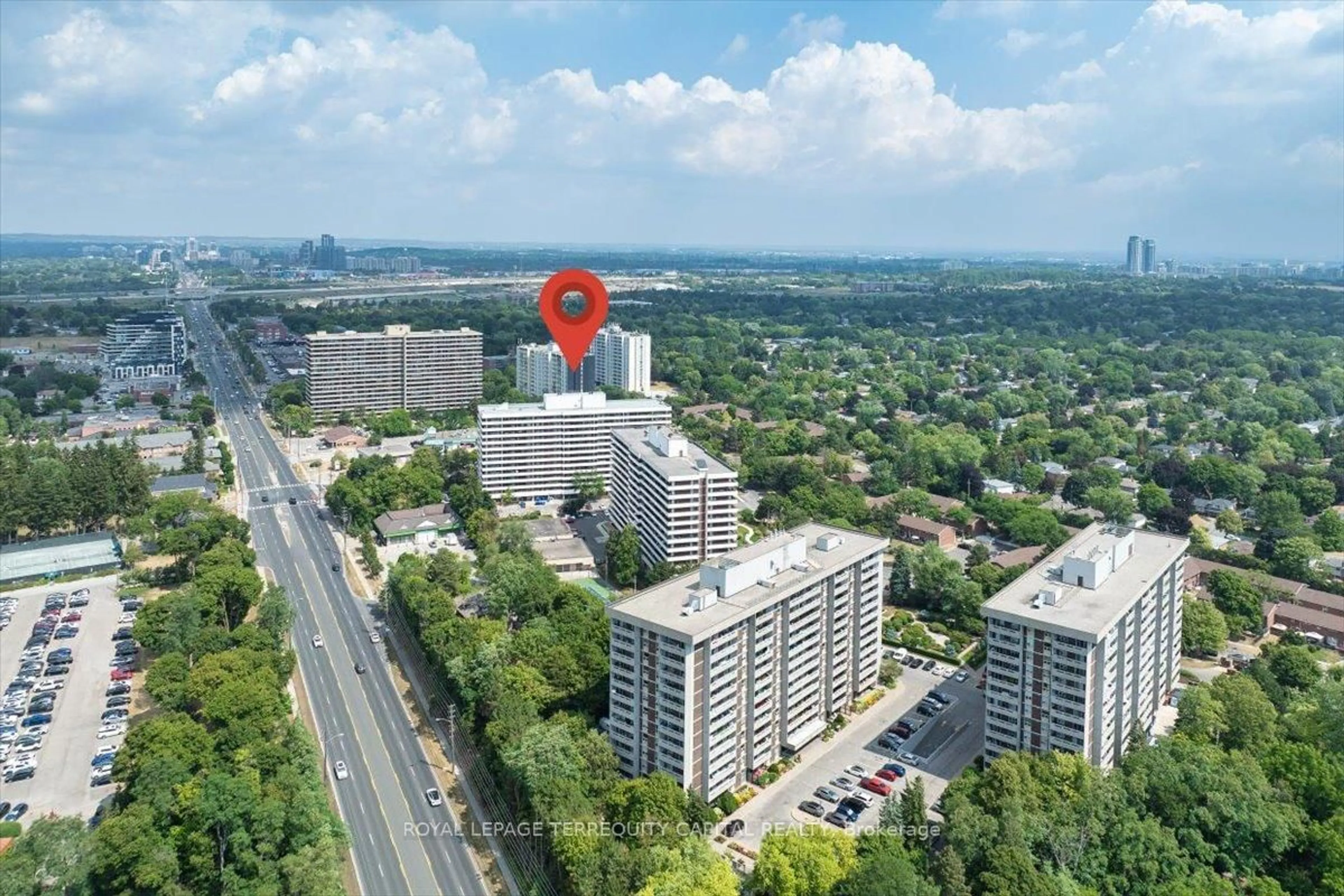 Picture of a map for 8111 Yonge St #909, Markham Ontario L3T 4V9