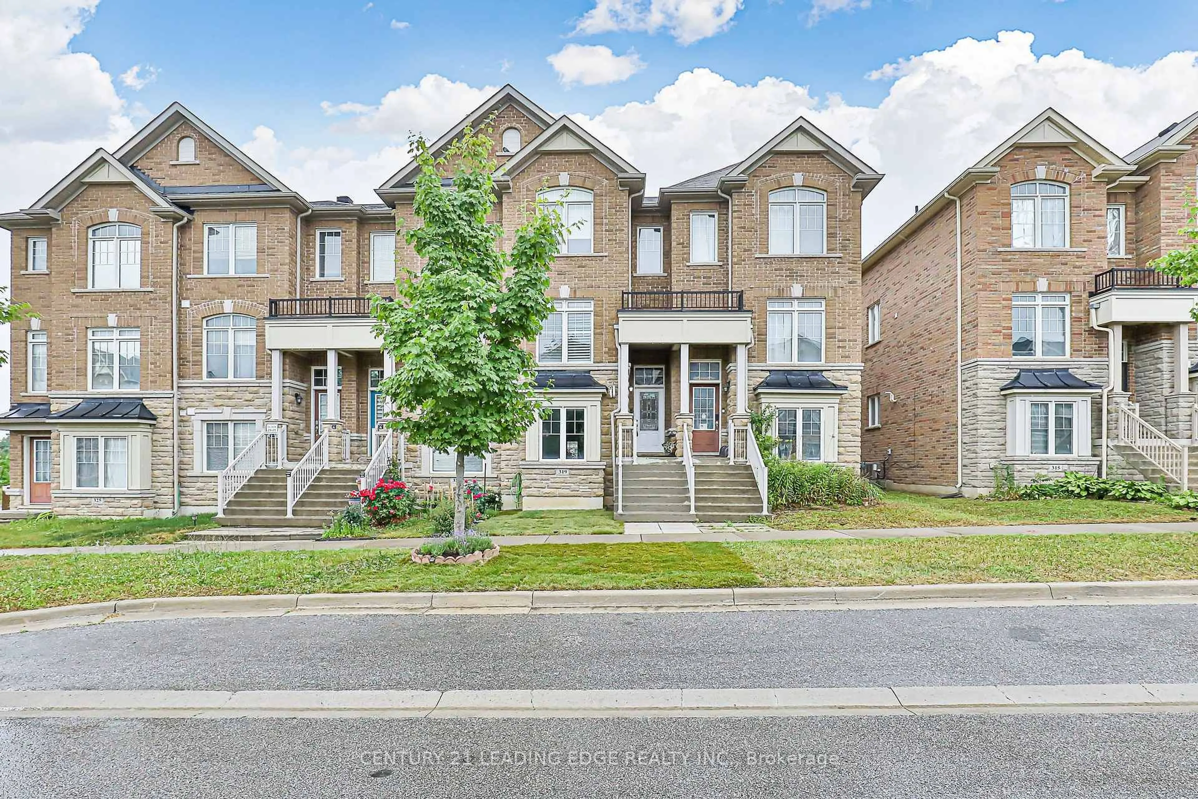 Home with brick exterior material, street for 319 DELRAY Dr, Markham Ontario L6E 0P9