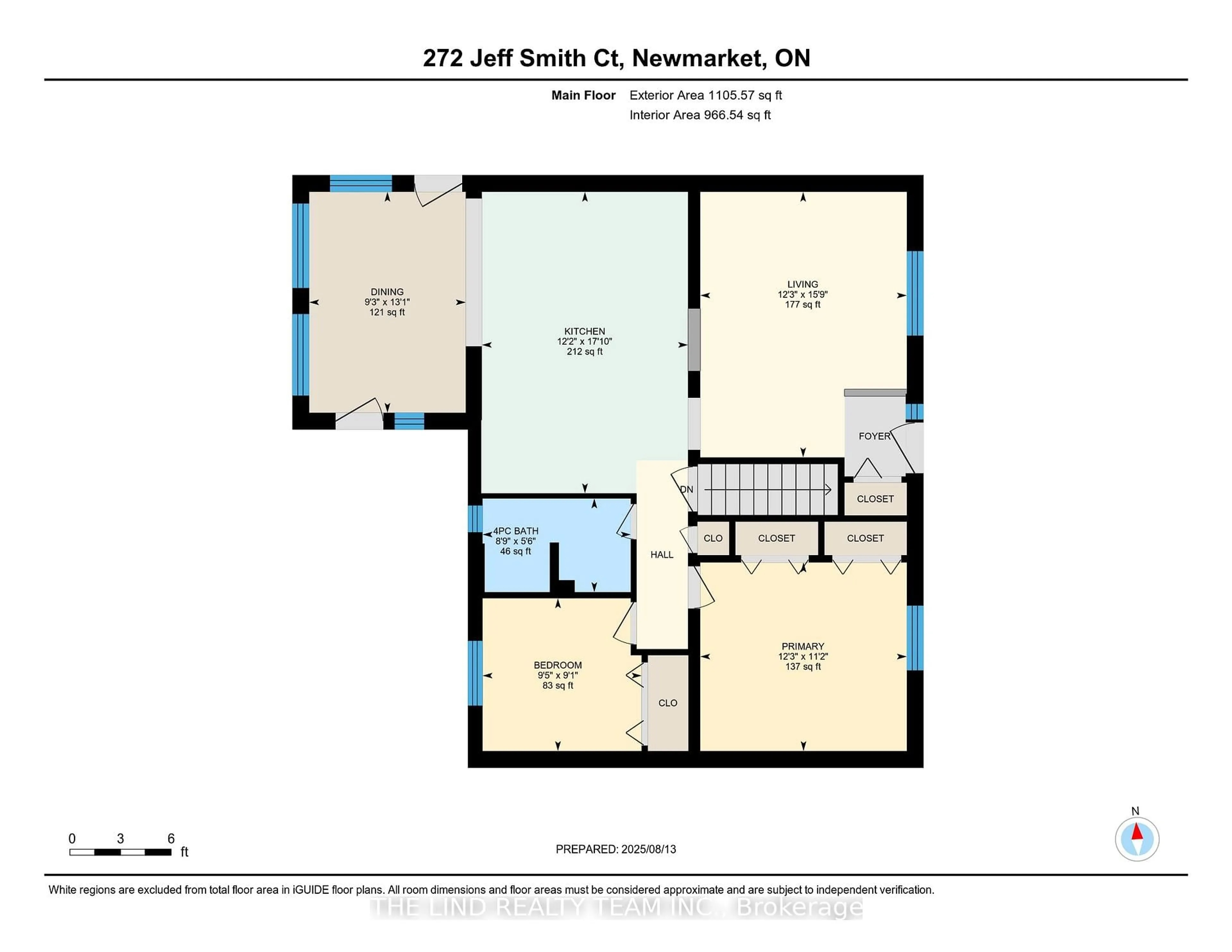 Floor plan for 272 Jeff Smith Crt, Newmarket Ontario L3Y 8C5