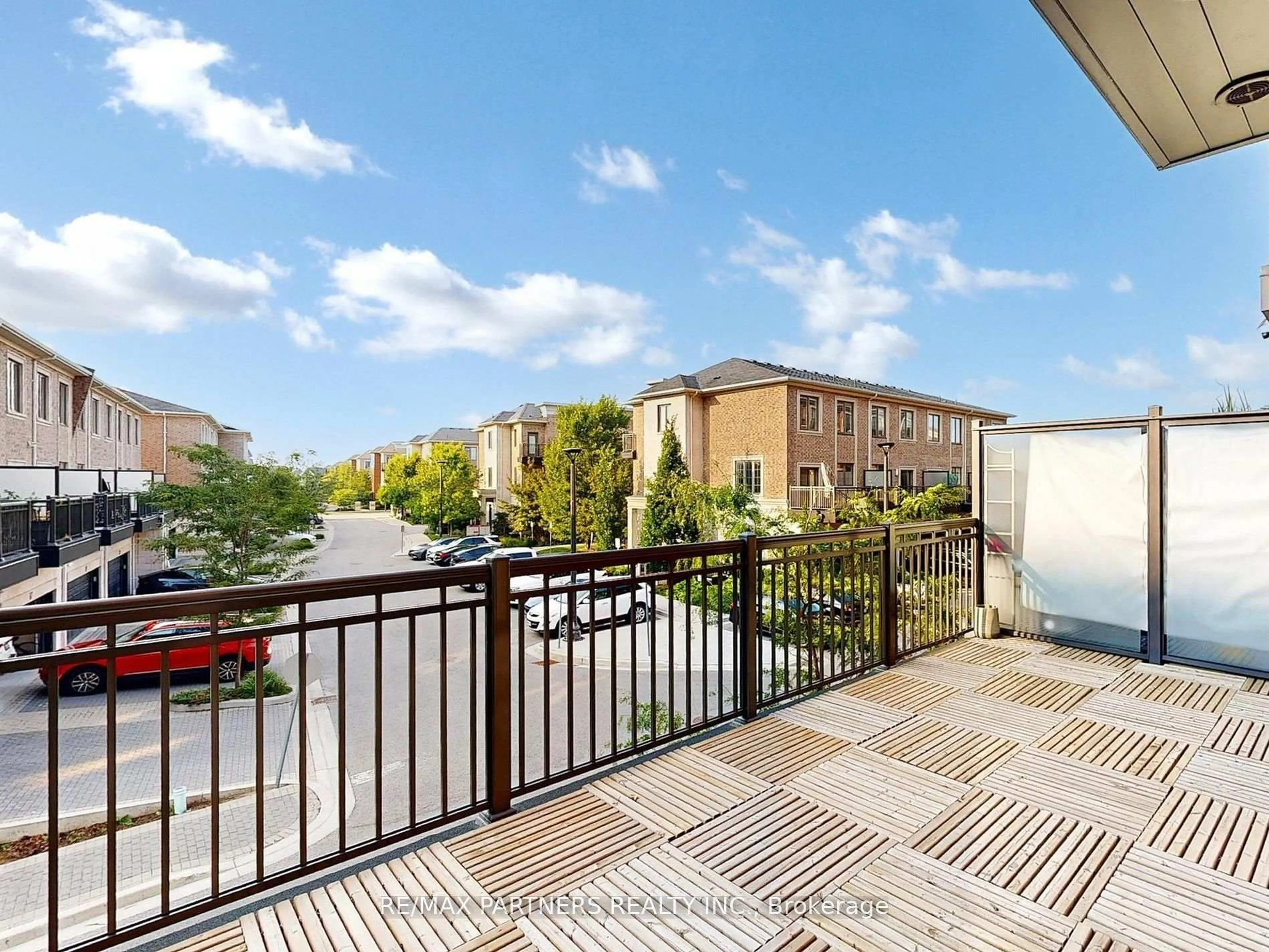 Balcony in the apartment, city buildings view from balcony for 4006 Highway 7, Markham Ontario L3K 5R8