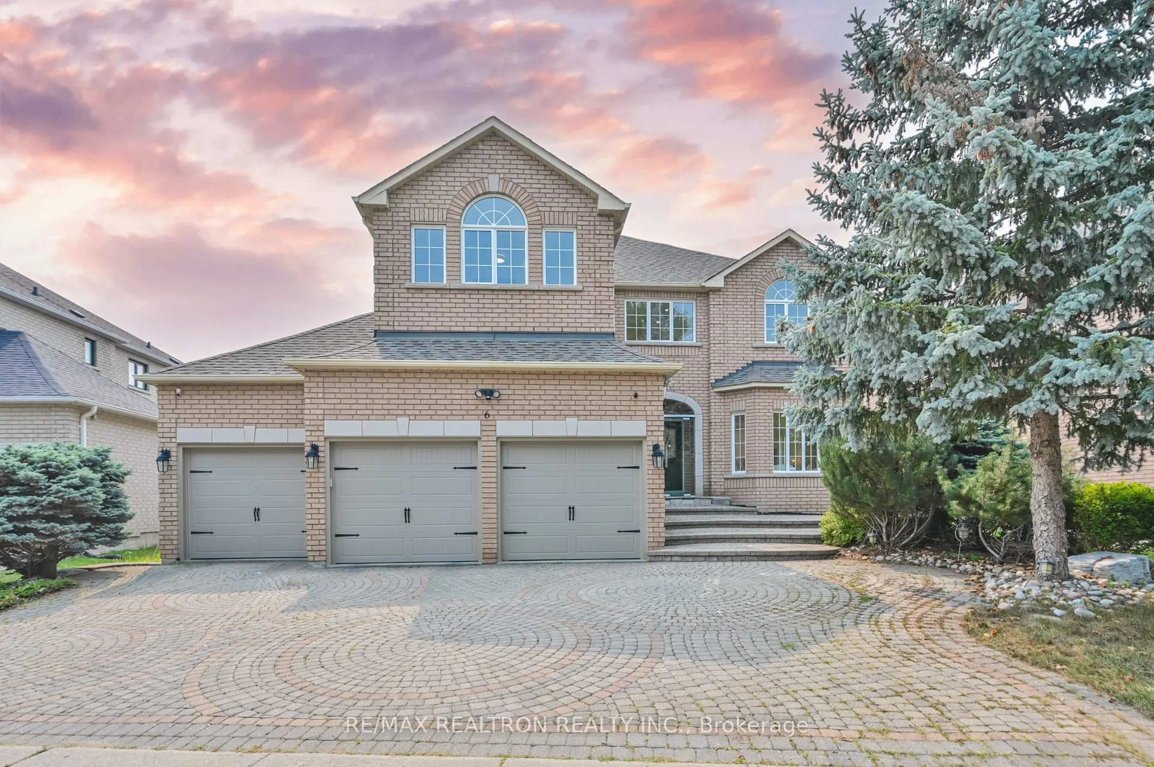 Home with brick exterior material, street for 6 Renberg Dr, Markham Ontario L6C 1Y5