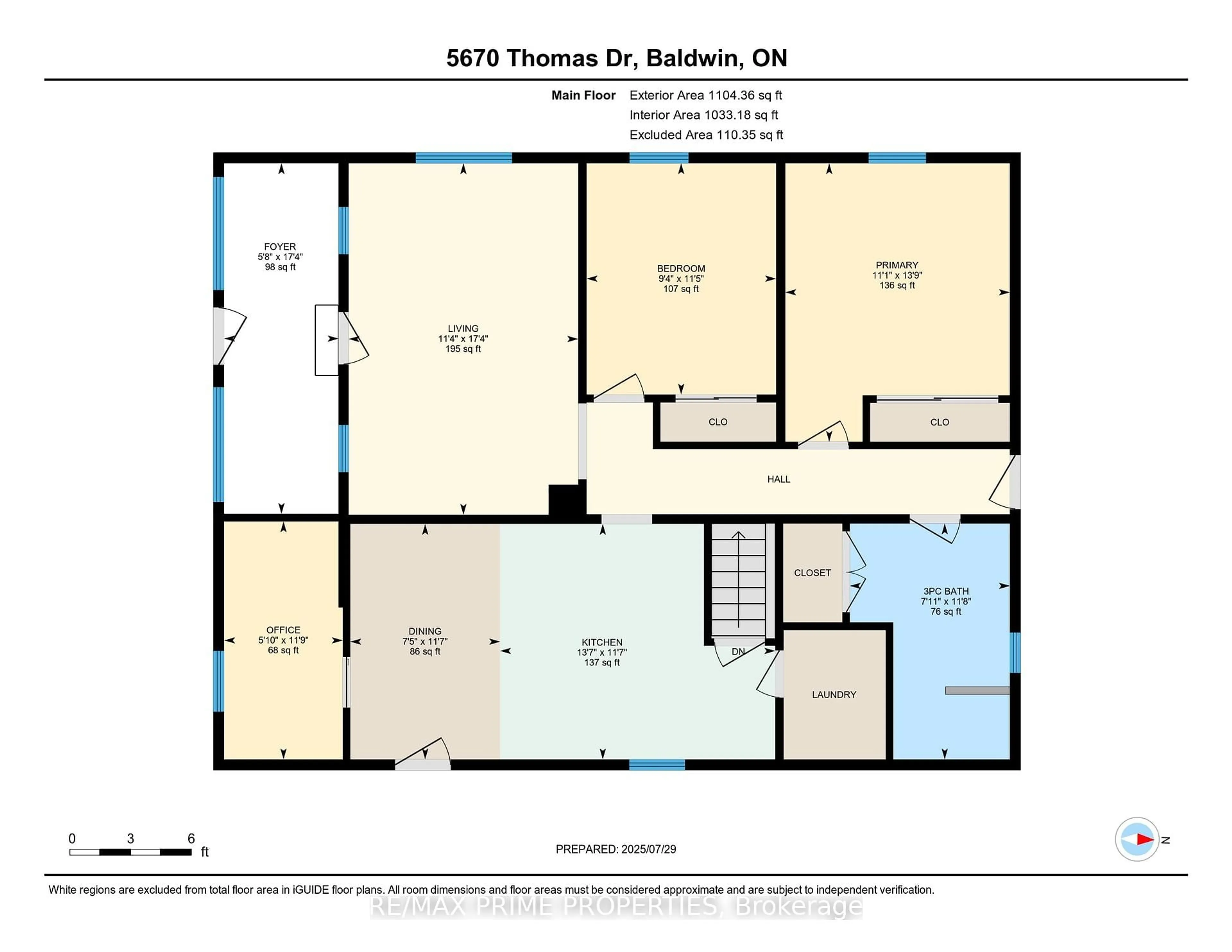 Floor plan for 5670 Thomas Dr, Georgina Ontario L0E 1A0
