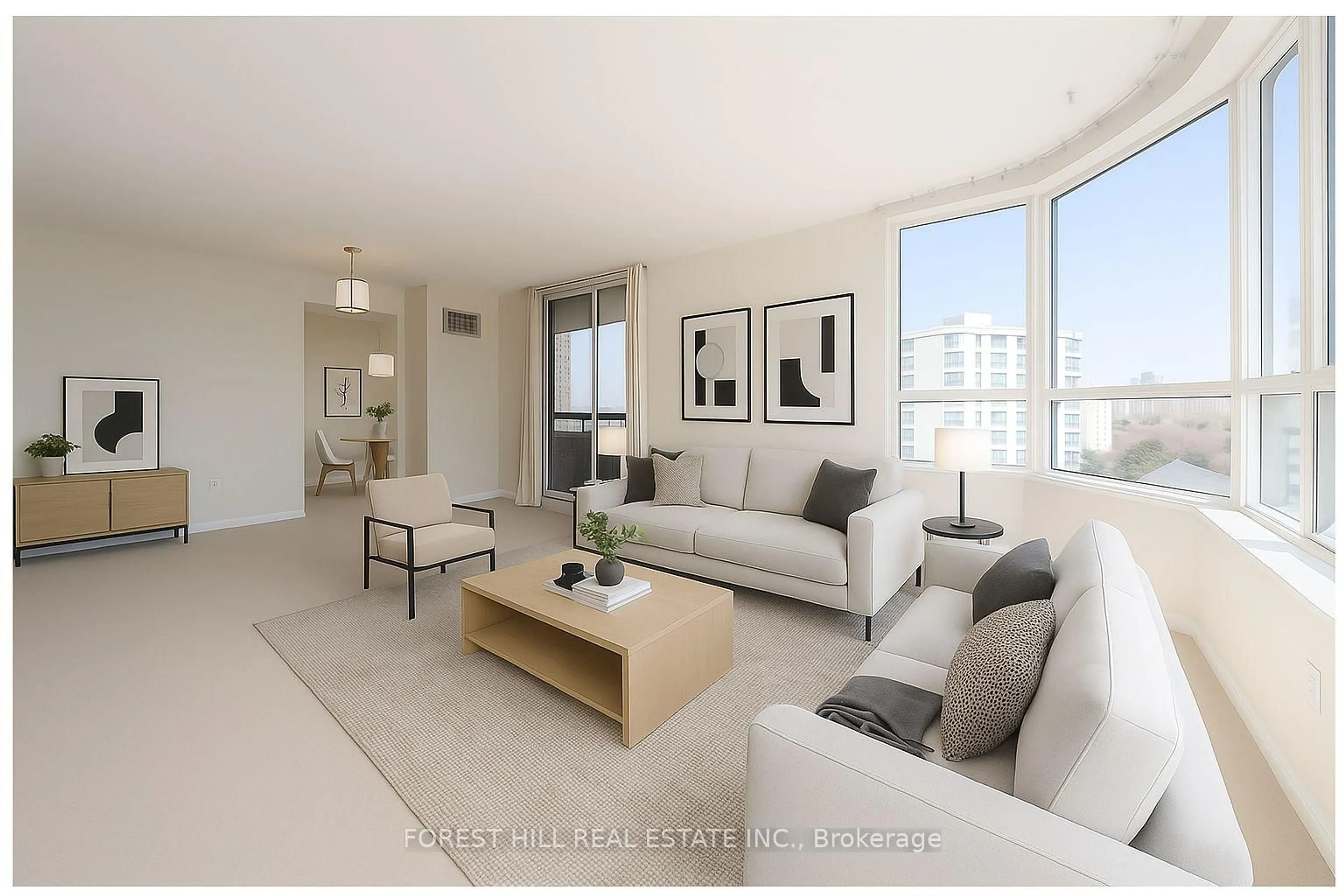Living room with furniture, unknown for 91 Townsgate Dr #709, Vaughan Ontario L4J 8E8