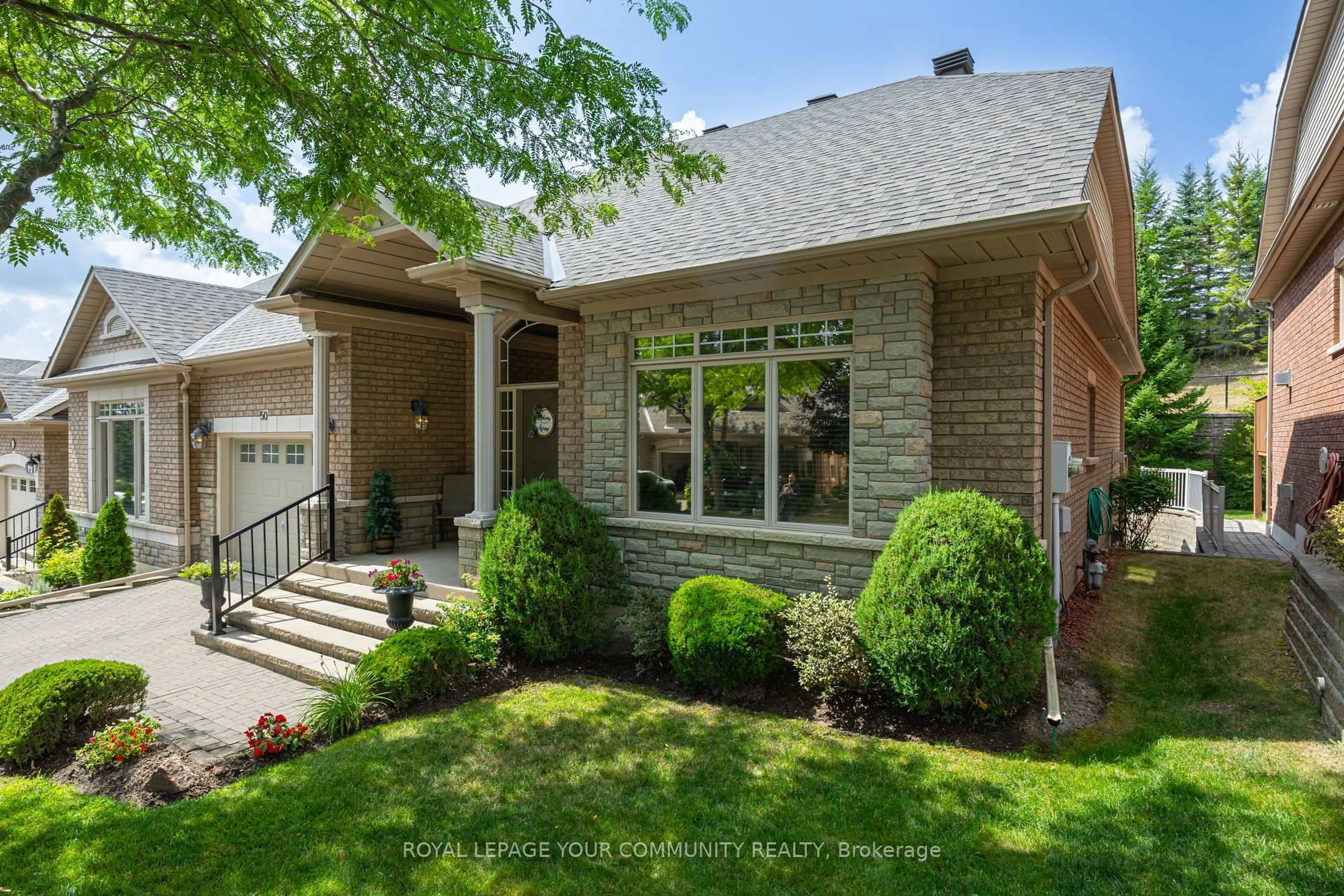 Home with brick exterior material, street for 50 Renaissance Pt #17, New Tecumseth Ontario L9R 2H7
