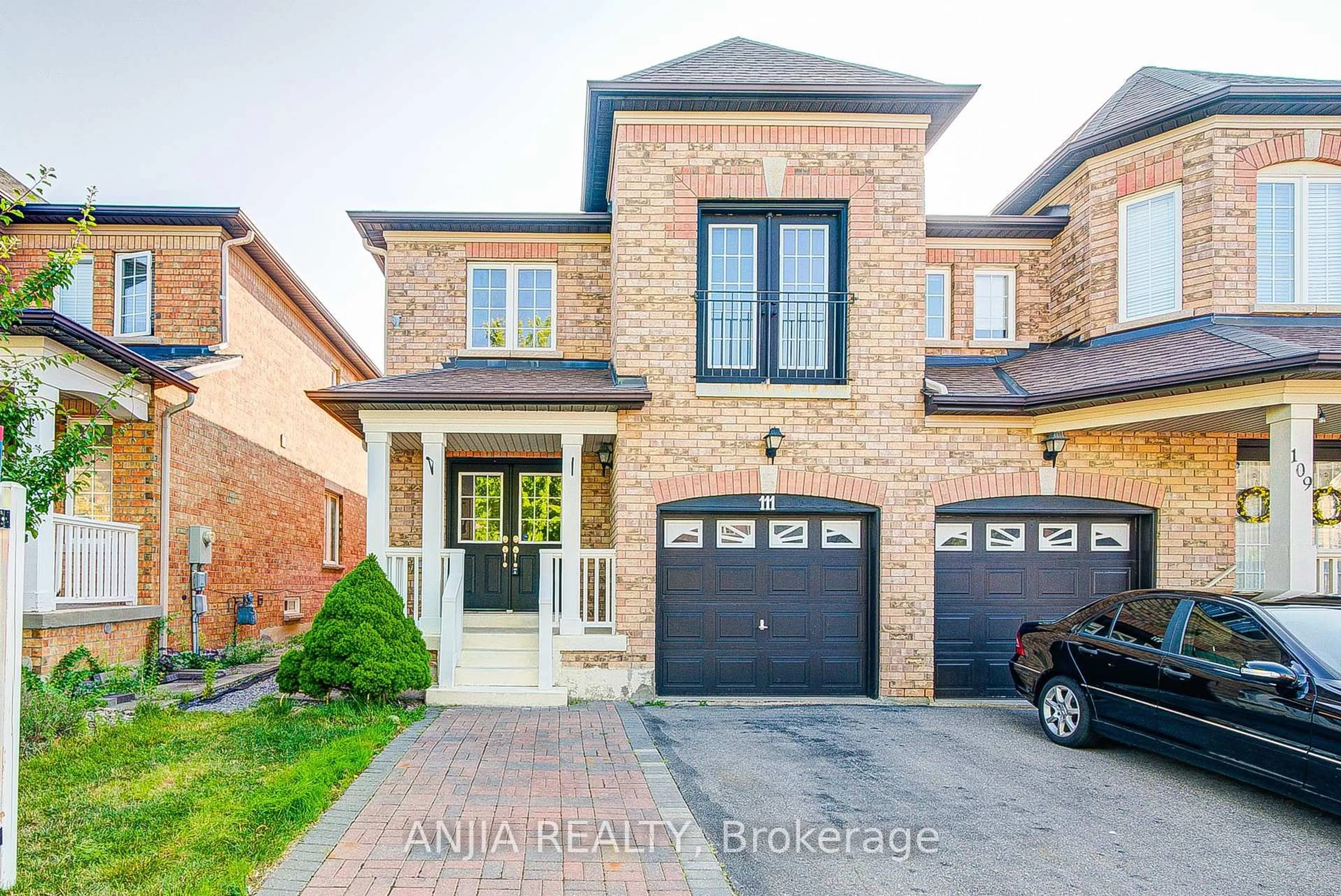 Home with brick exterior material, street for 111 Viscount Dr, Markham Ontario L6C 2P3