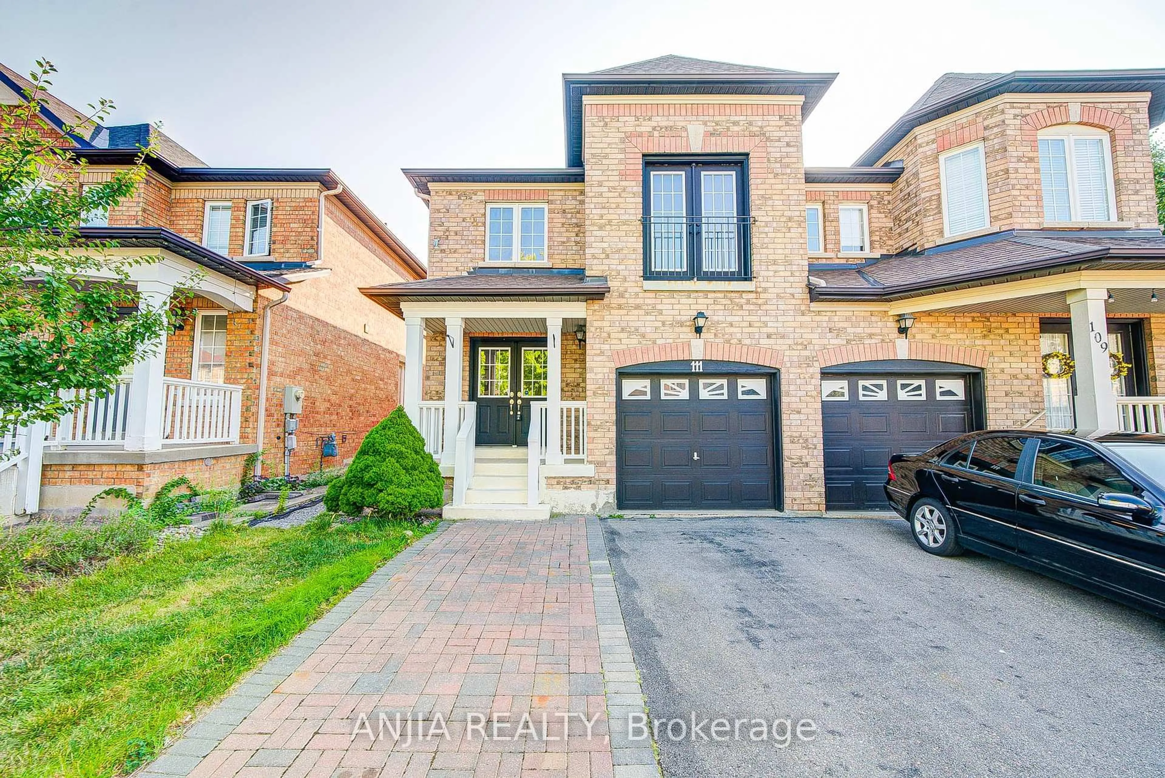 Home with brick exterior material, street for 111 Viscount Dr, Markham Ontario L6C 2P3