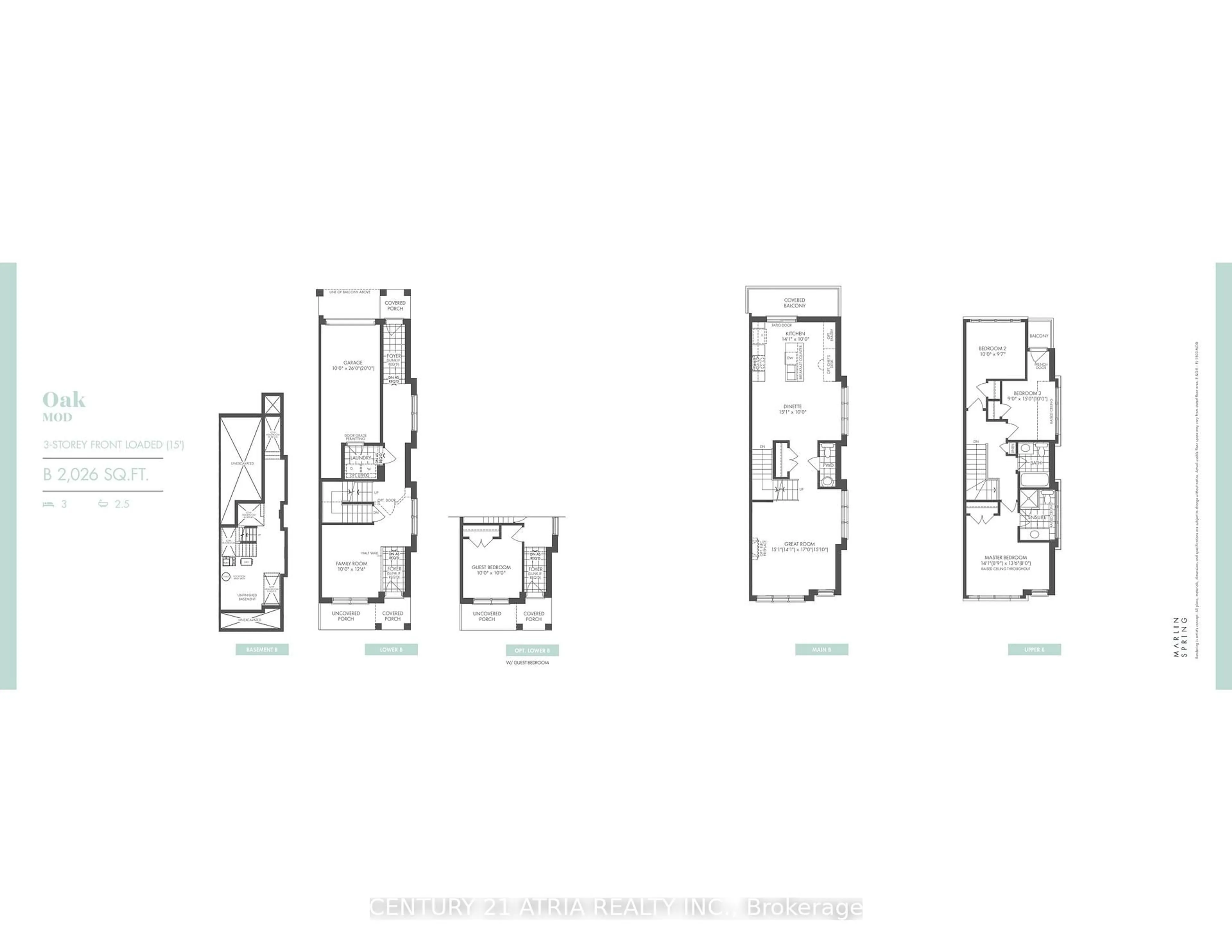Floor plan for 59 George Bales Lane, Richmond Hill Ontario L4S 0P9