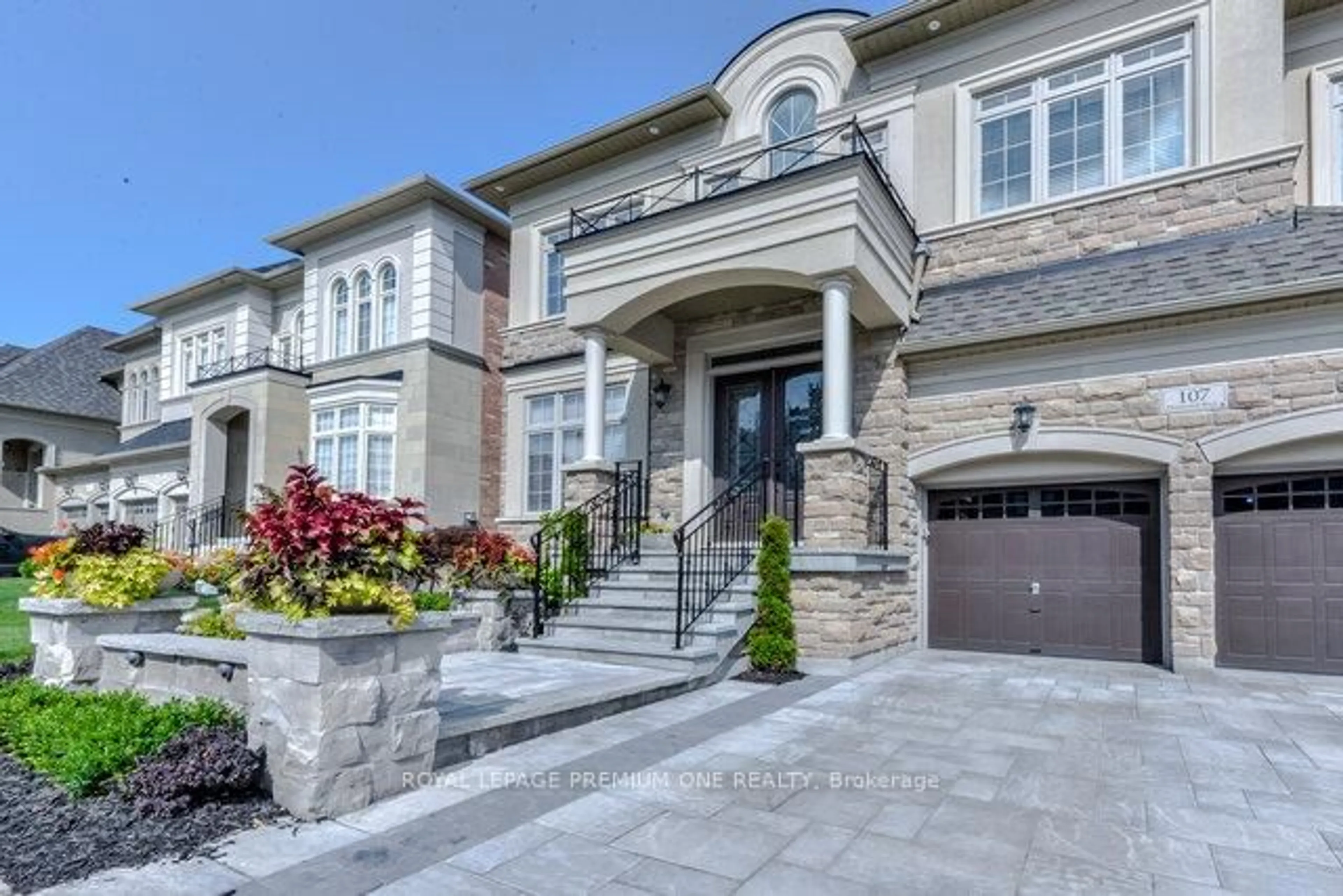 Home with brick exterior material, street for 107 Headwind Blvd, Vaughan Ontario L4H 4C7