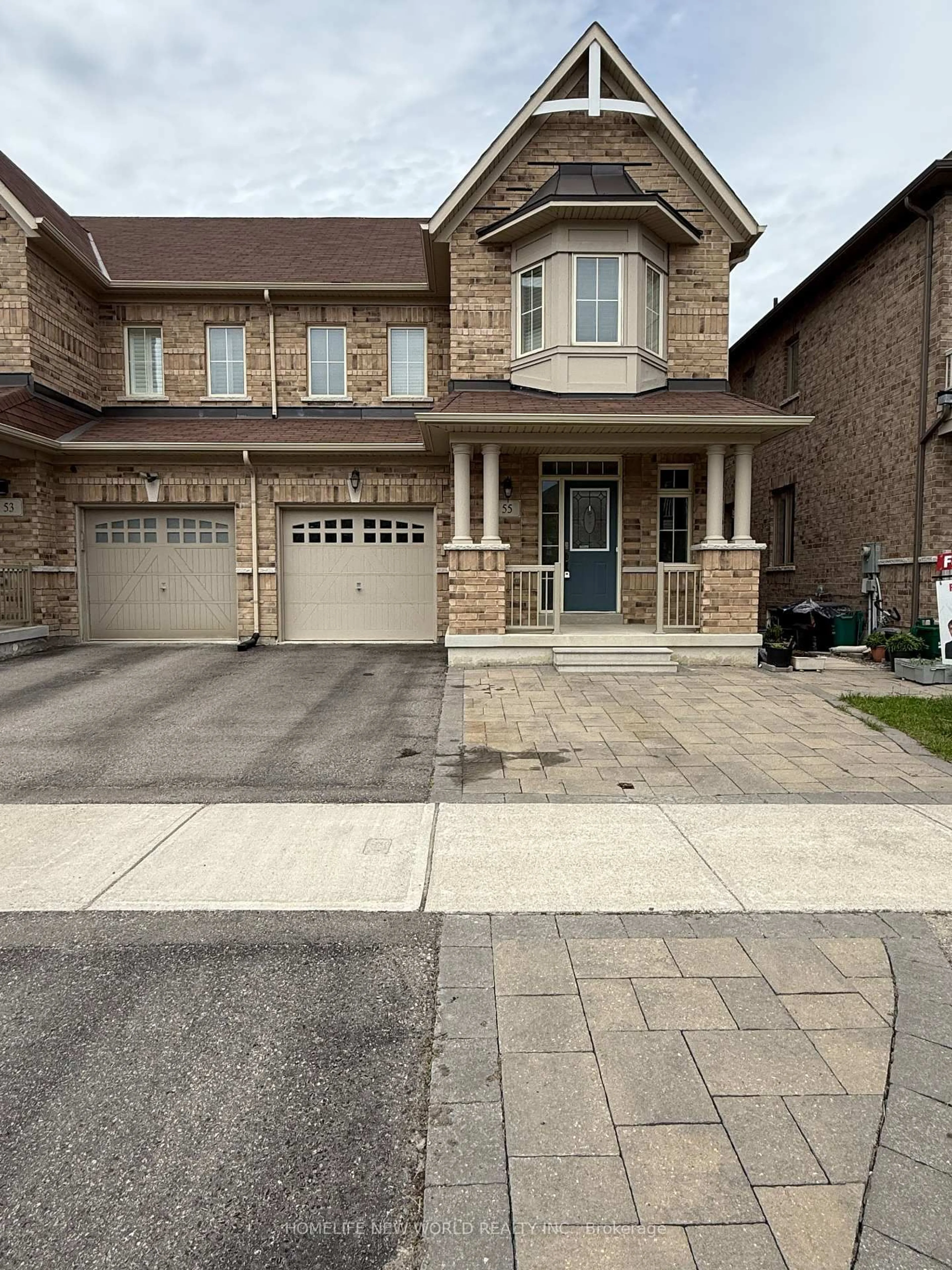 Home with brick exterior material, street for 55 Frederick Stamm Cres, Markham Ontario L6C 0X3