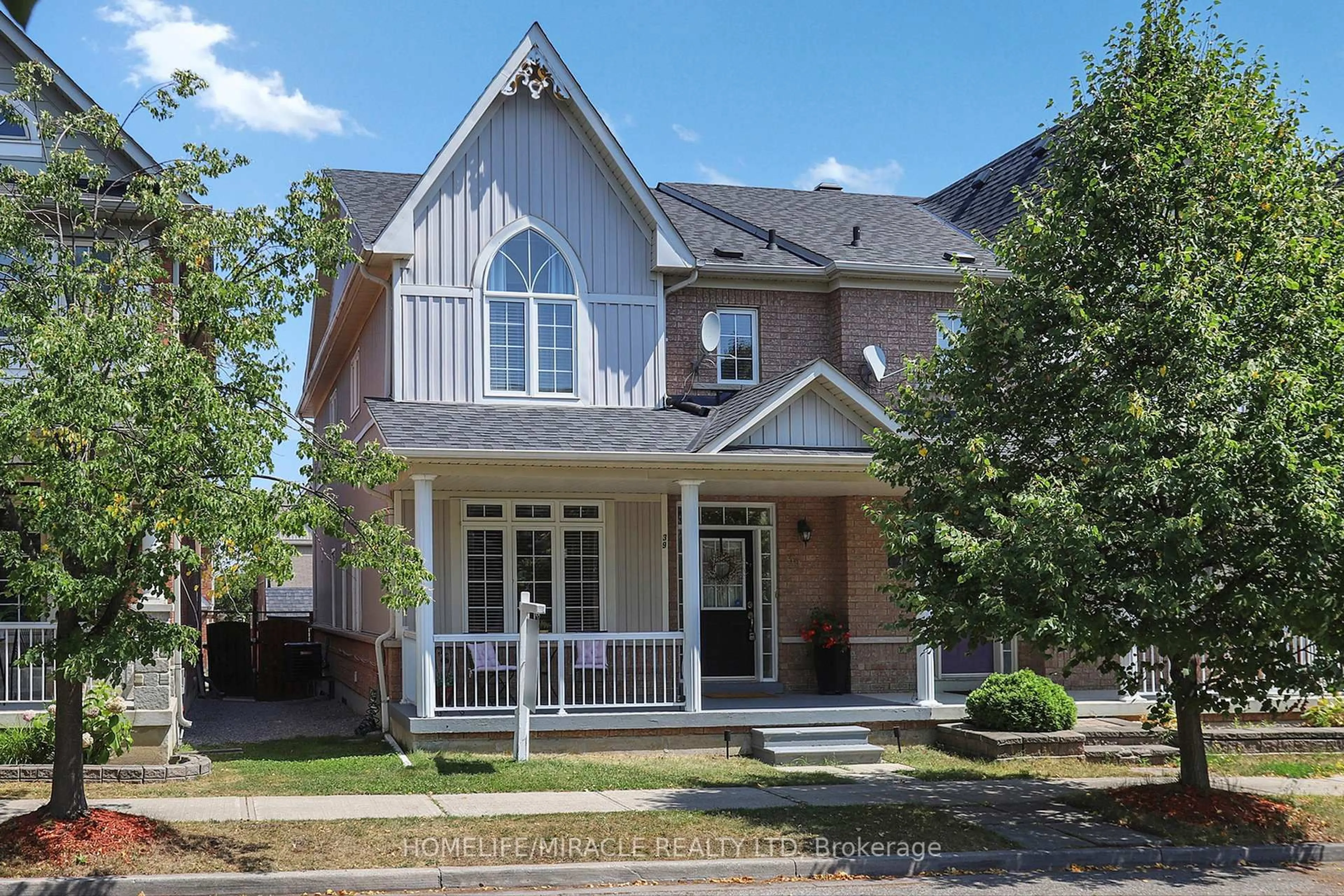 Home with brick exterior material, street for 39 Evaridge Dr, Markham Ontario L6B 1E7