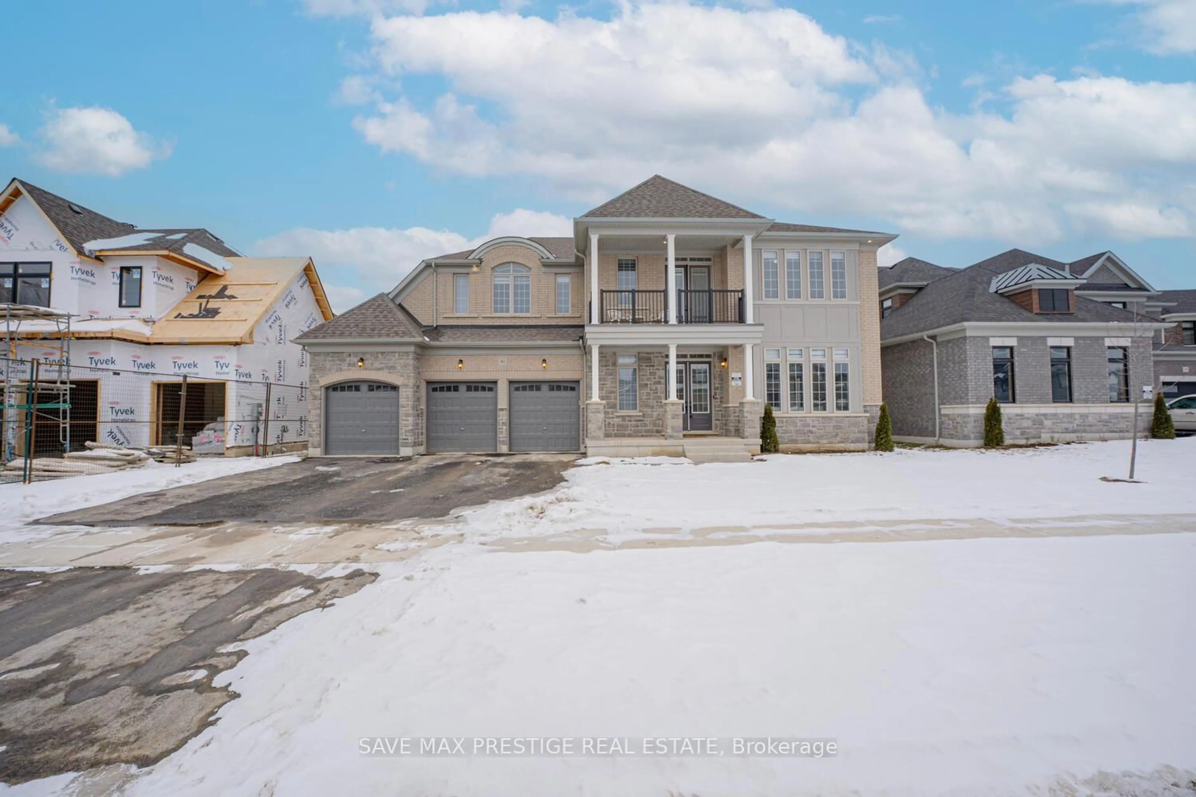 A pic from outside/outdoor area/front of a property/back of a property/a pic from drone, street for 41 Orchid Cres, Adjala-Tosorontio Ontario L0G 1W0