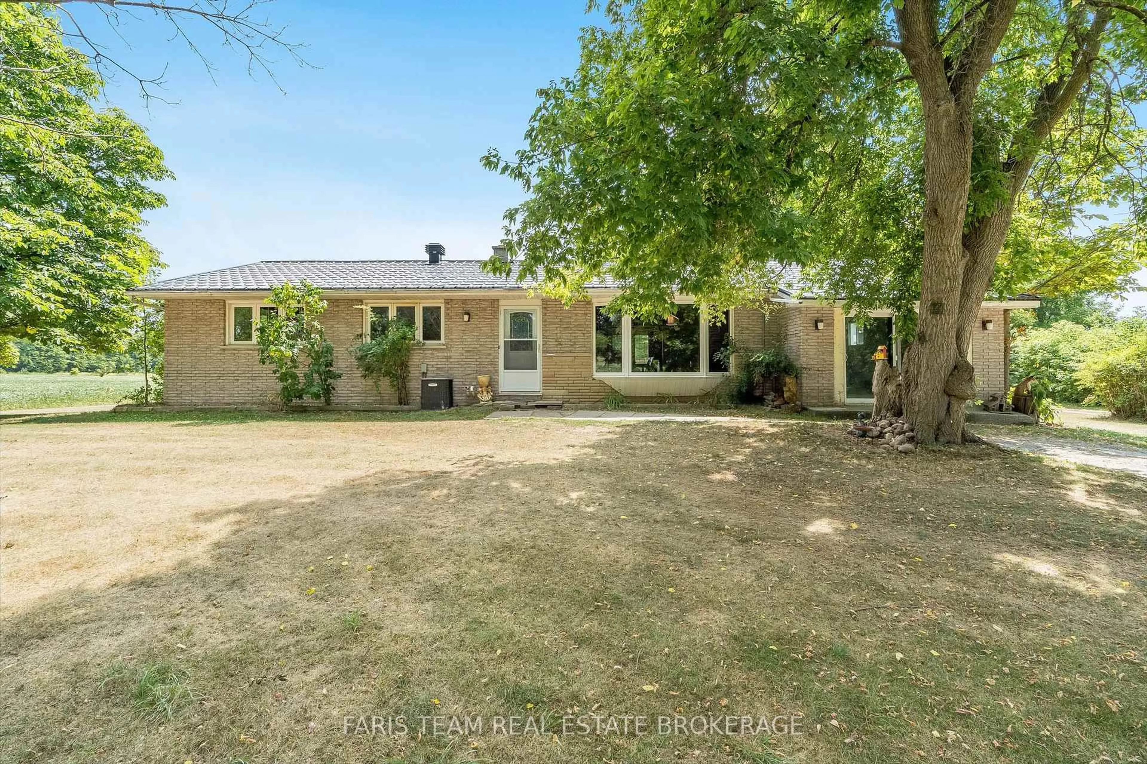 A pic from outside/outdoor area/front of a property/back of a property/a pic from drone, street for 4577 County Road 21, Essa Ontario L0L 2N0
