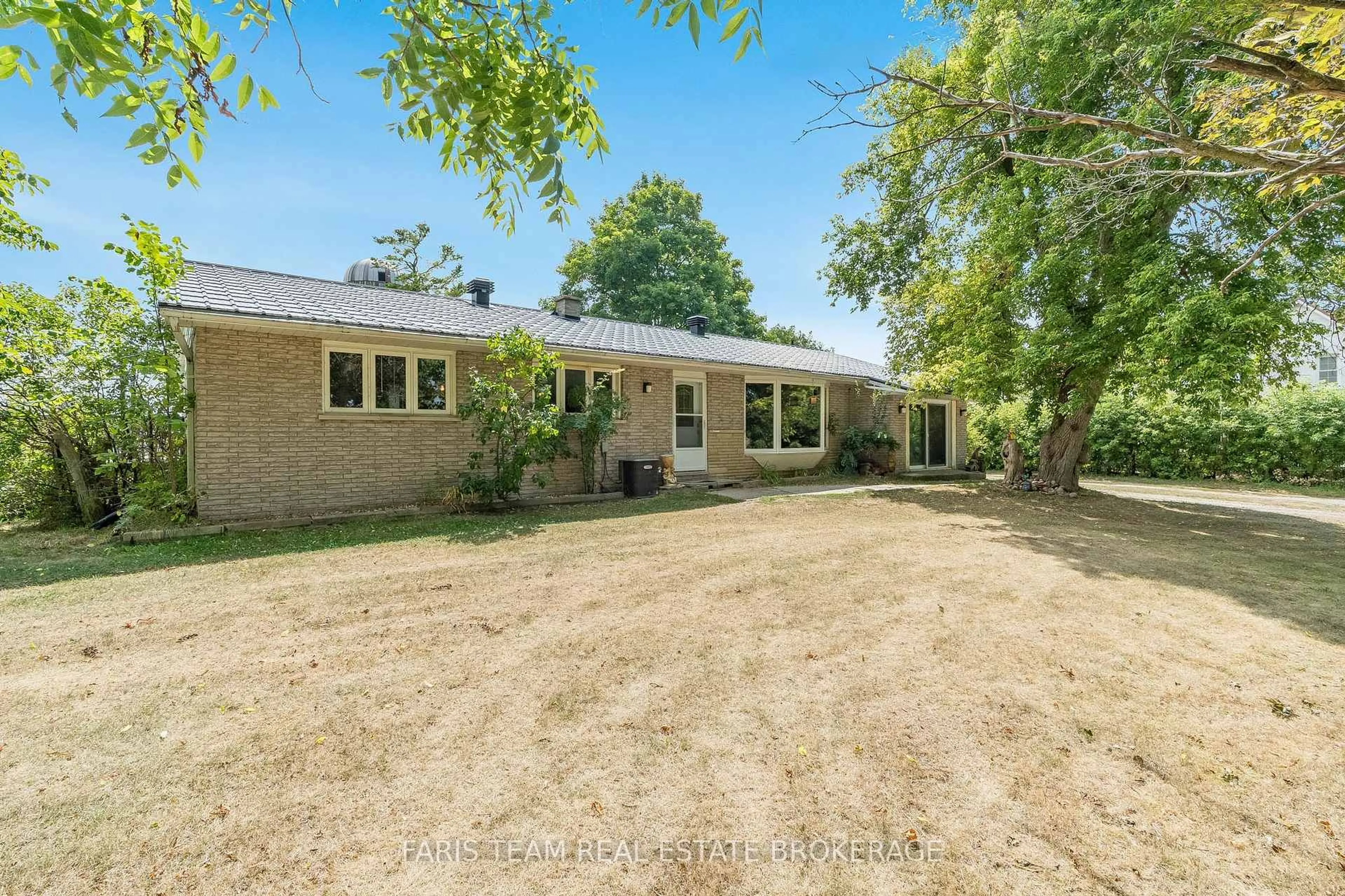 A pic from outside/outdoor area/front of a property/back of a property/a pic from drone, street for 4577 County Road 21, Essa Ontario L0L 2N0