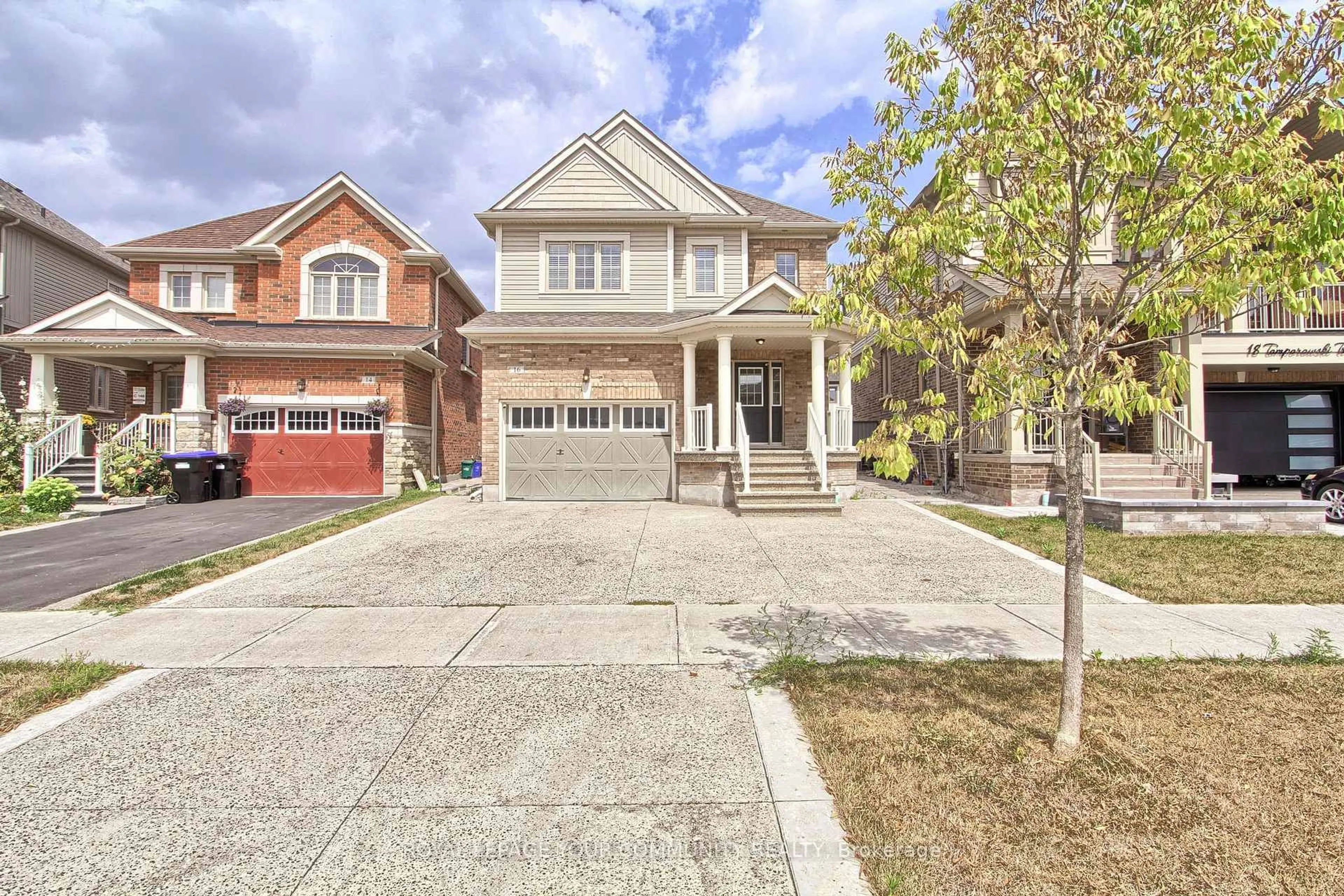 Home with brick exterior material, street for 16 Tomporowski Tr, New Tecumseth Ontario L9R 0T9