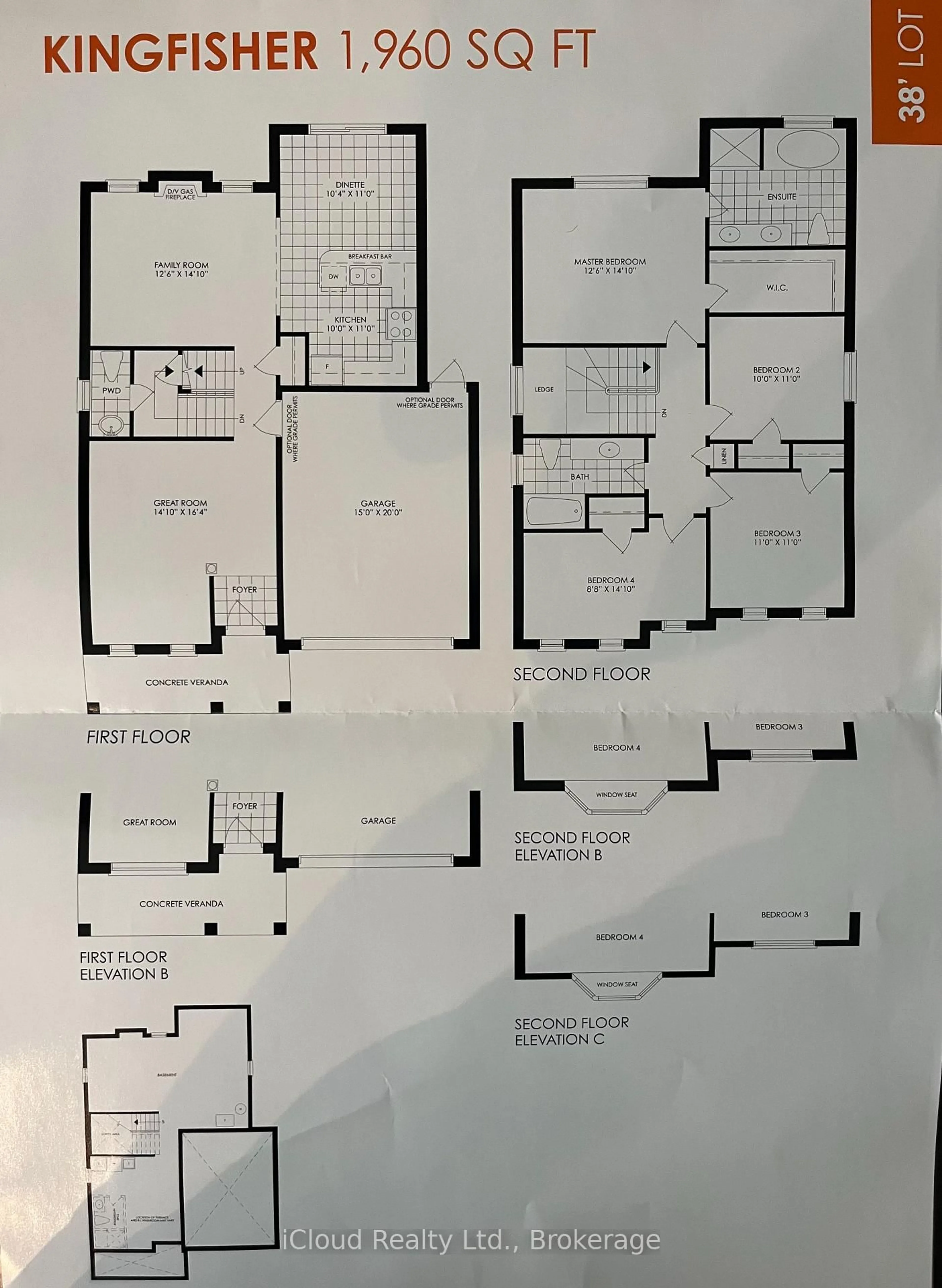 Floor plan for 1465 Lormel Gate Ave, Innisfil Ontario L0L 1W0