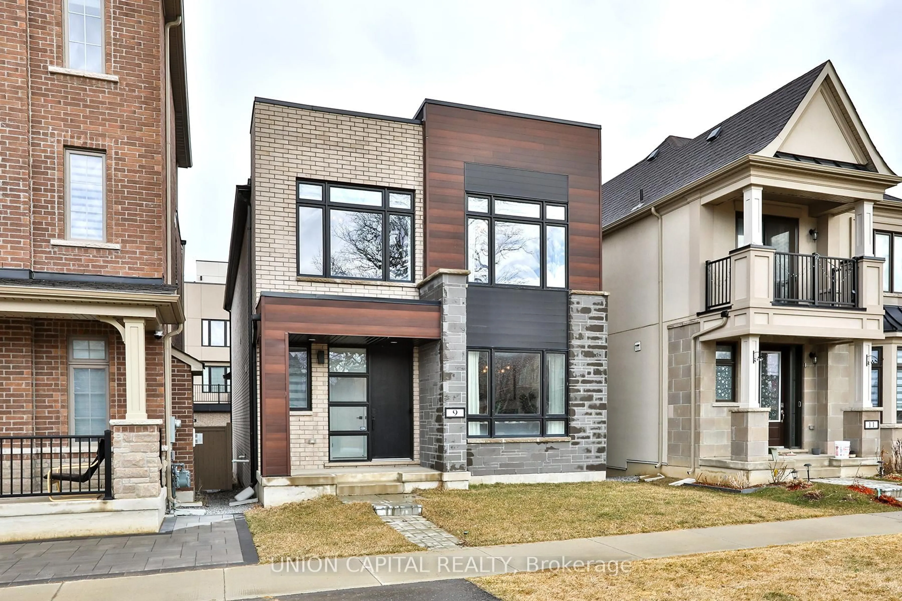 Home with brick exterior material, street for 9 Kohn Lane, Markham Ontario L6C 3J3