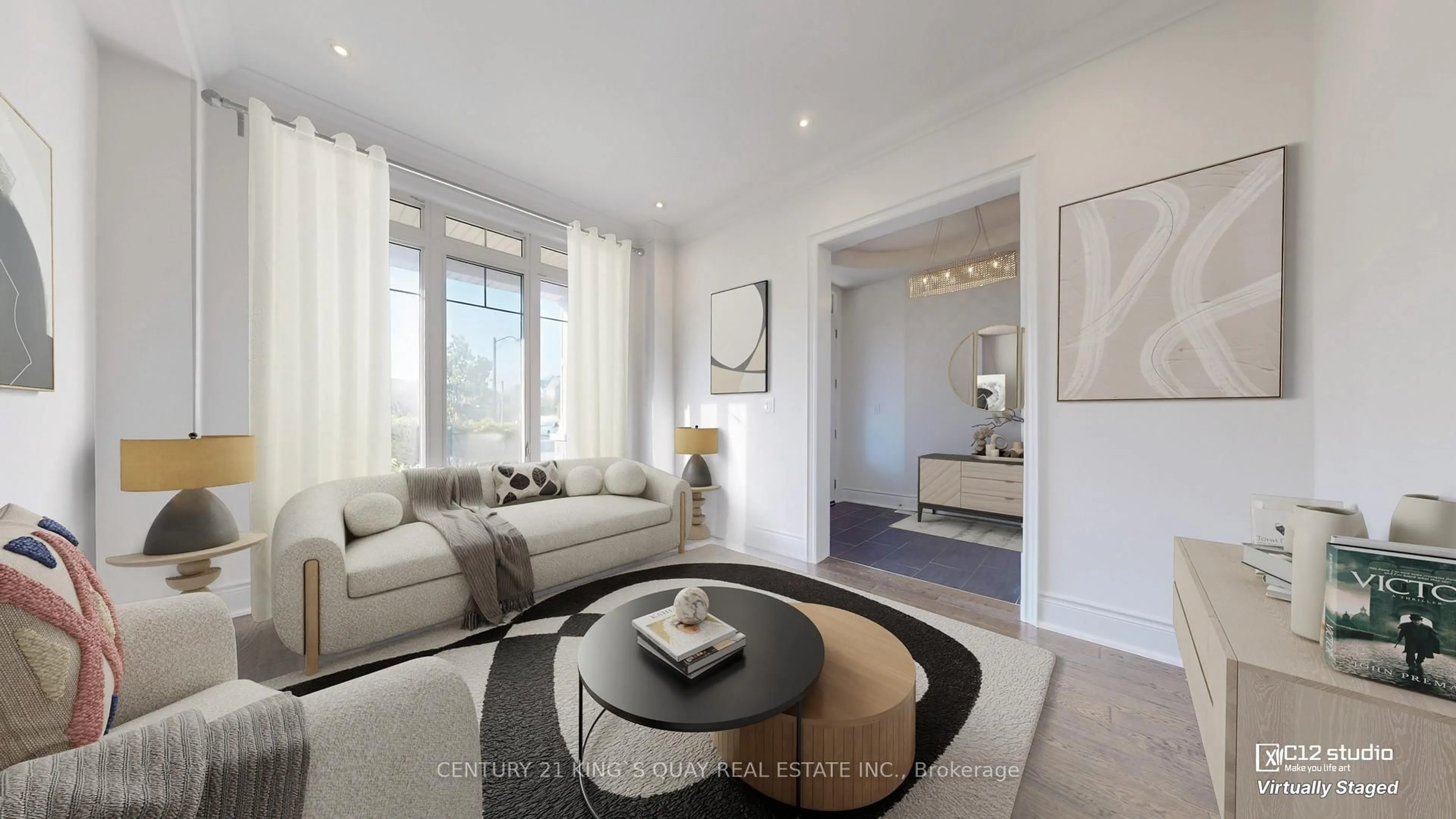 Living room with furniture, unknown for 41 Torrey Pines Rd, Vaughan Ontario L4H 3X9