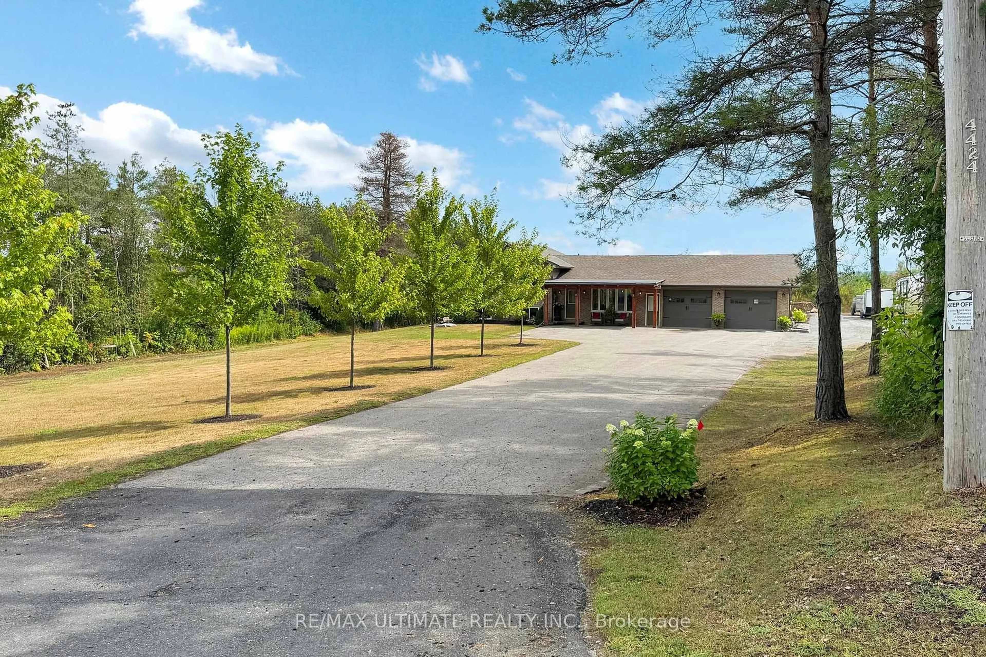 A pic from outside/outdoor area/front of a property/back of a property/a pic from drone, water/lake/river/ocean view for 13105 HIGHWAY 12 Highway, Brock Ontario L9P 1R3