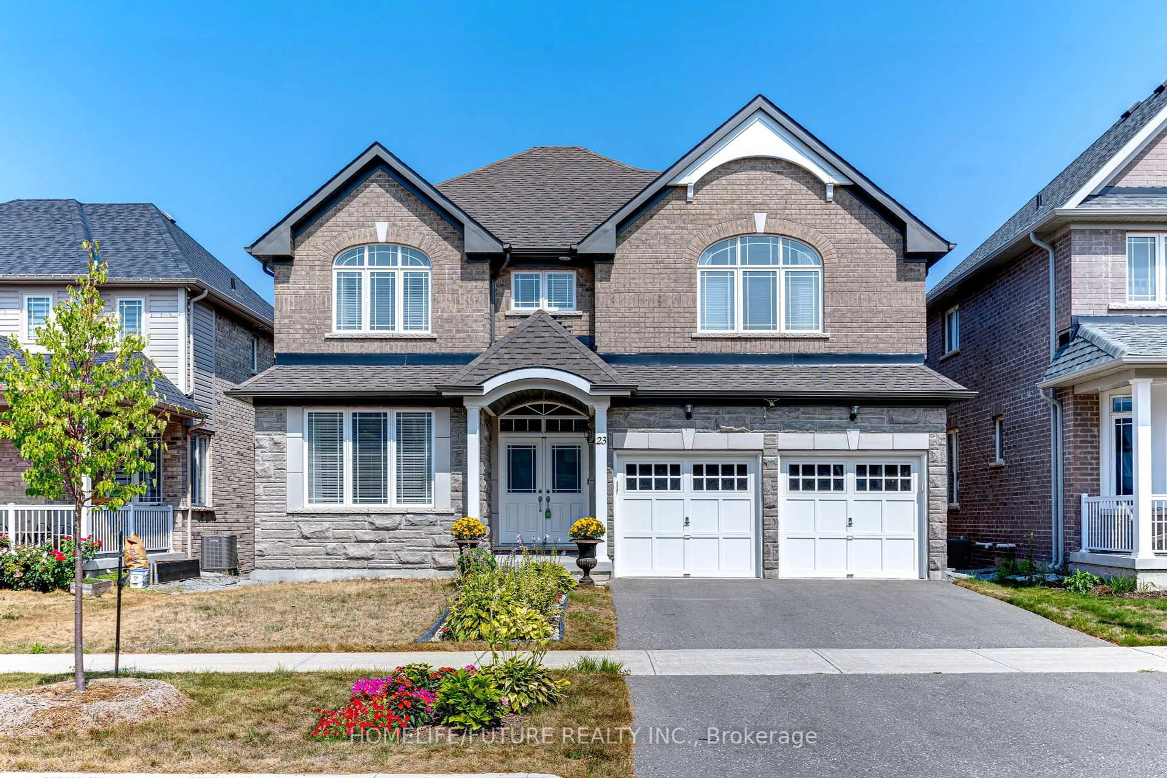 Home with brick exterior material, street for 23 Terrell Ave, Georgina Ontario L4P 0C8