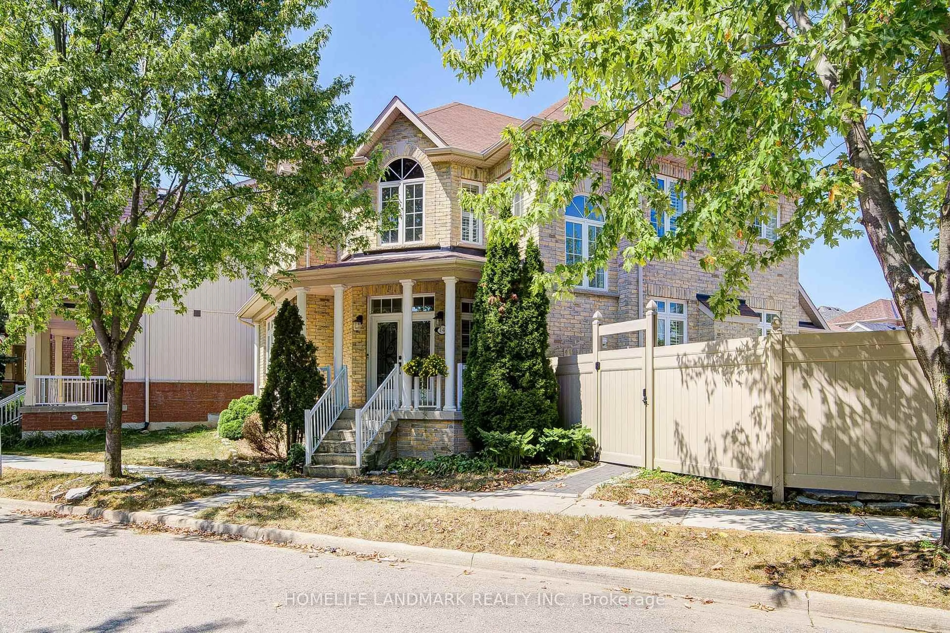 Home with brick exterior material, street for 14 West Normandy Dr, Markham Ontario L6B 0A8