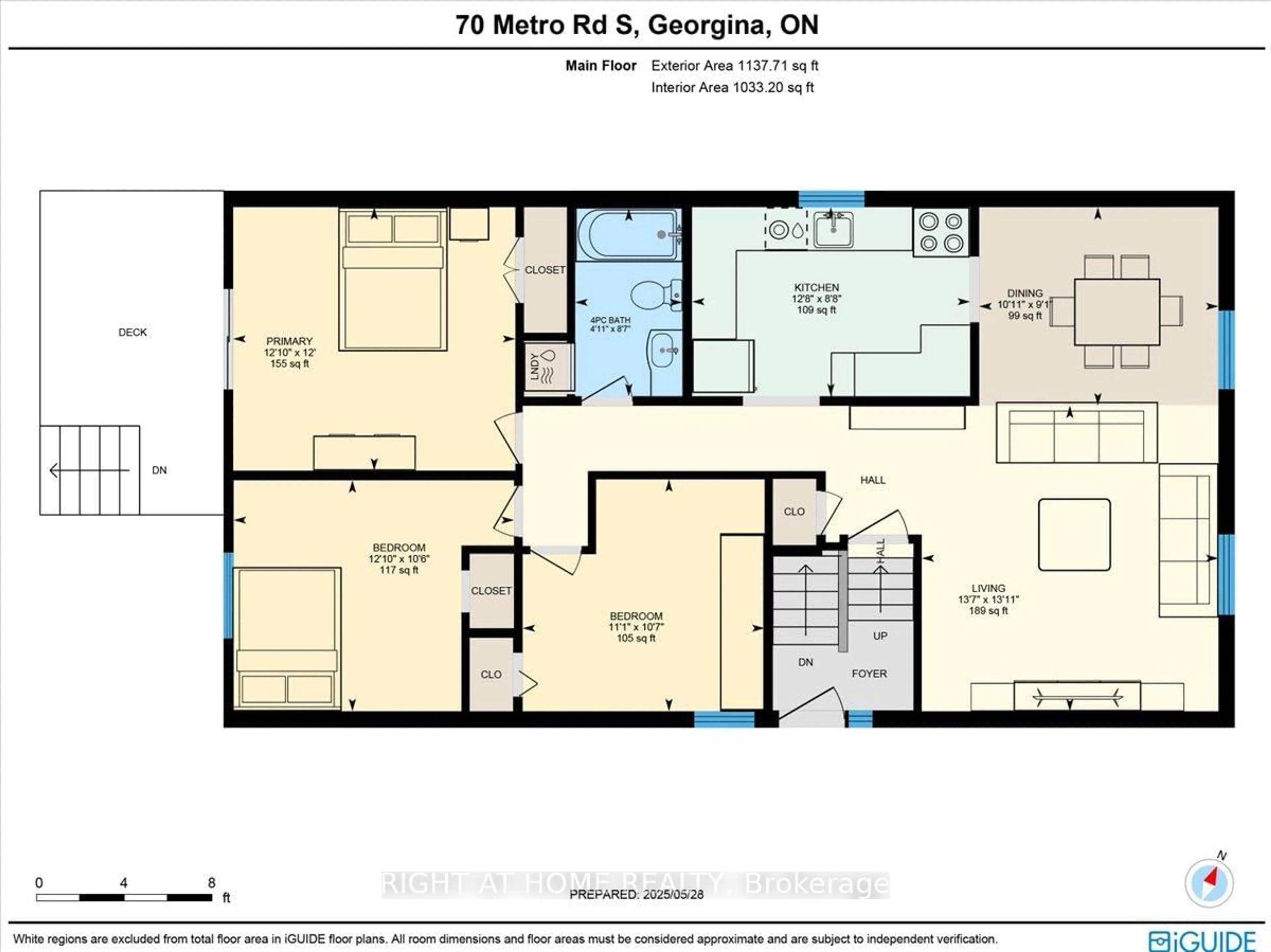 Floor plan for 70 metro Rd, Georgina Ontario L4P 1W1